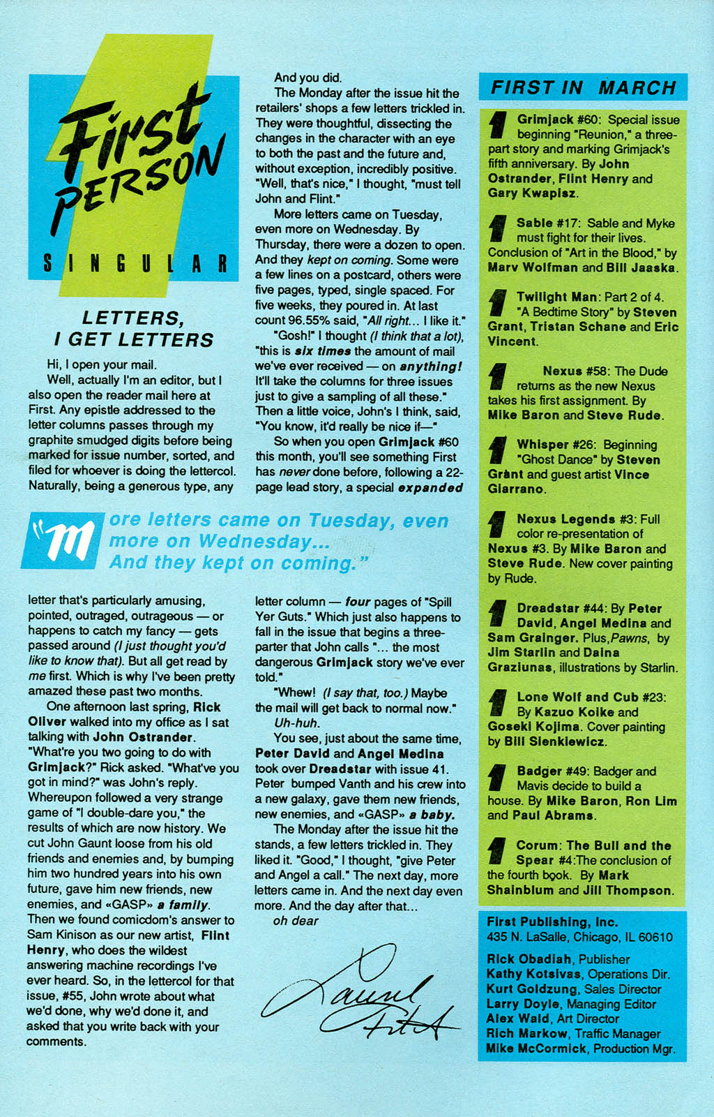 Read online Grimjack comic -  Issue #60 - 14