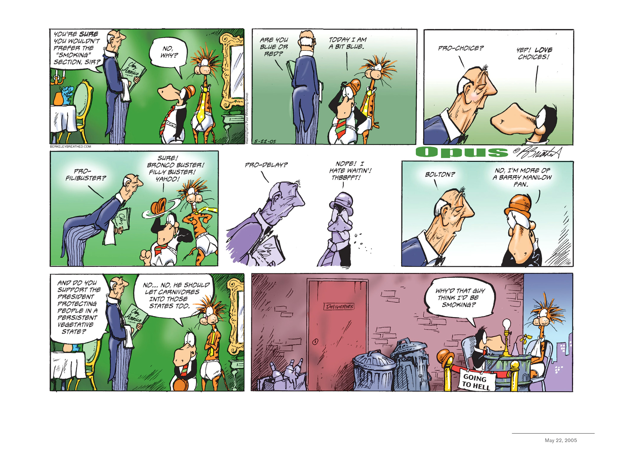 Read online Opus Complete Sunday Strips From 2003-2008 comic -  Issue # TPB (Part 1) - 85