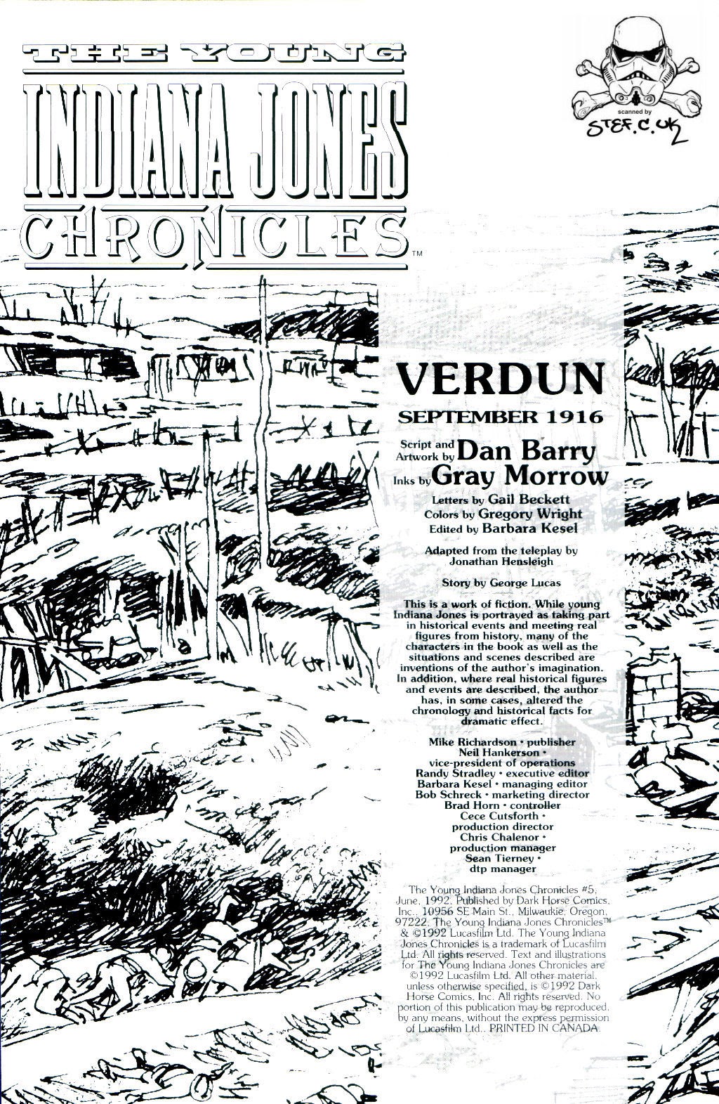 Read online Young Indiana Jones Chronicles comic -  Issue #5 - 2