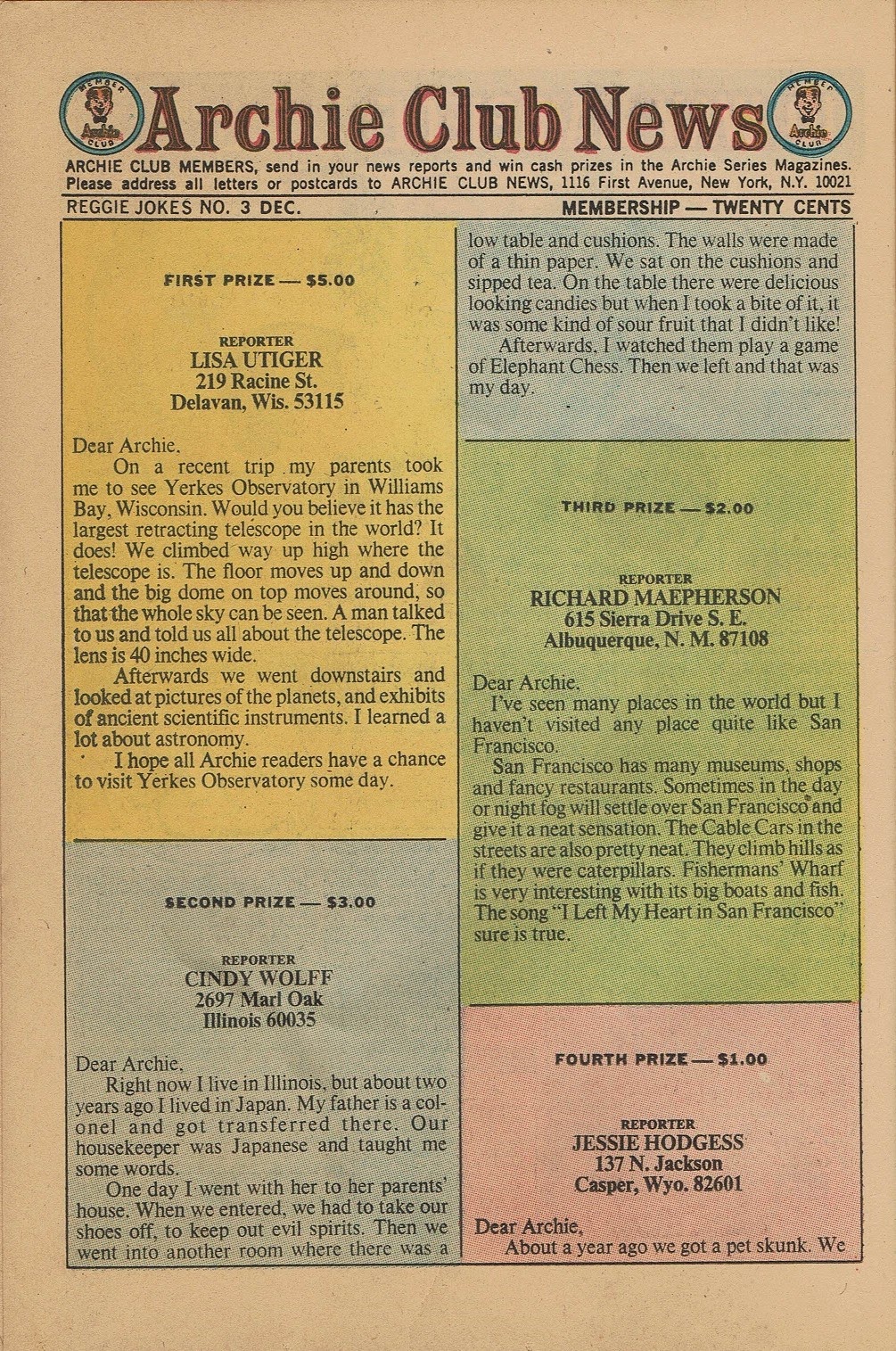 Read online Reggie's Wise Guy Jokes comic -  Issue #3 - 26