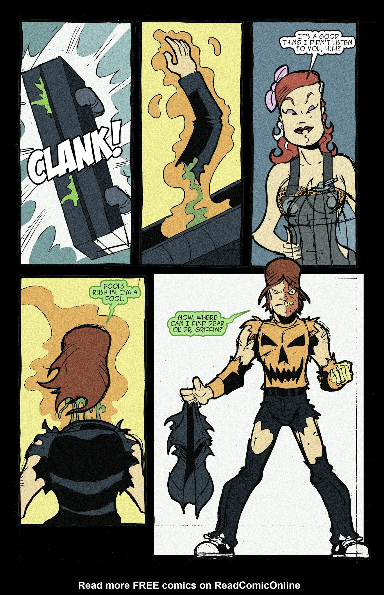 Read online Halloween Man vs. the Invisible Man comic -  Issue # TPB - 91