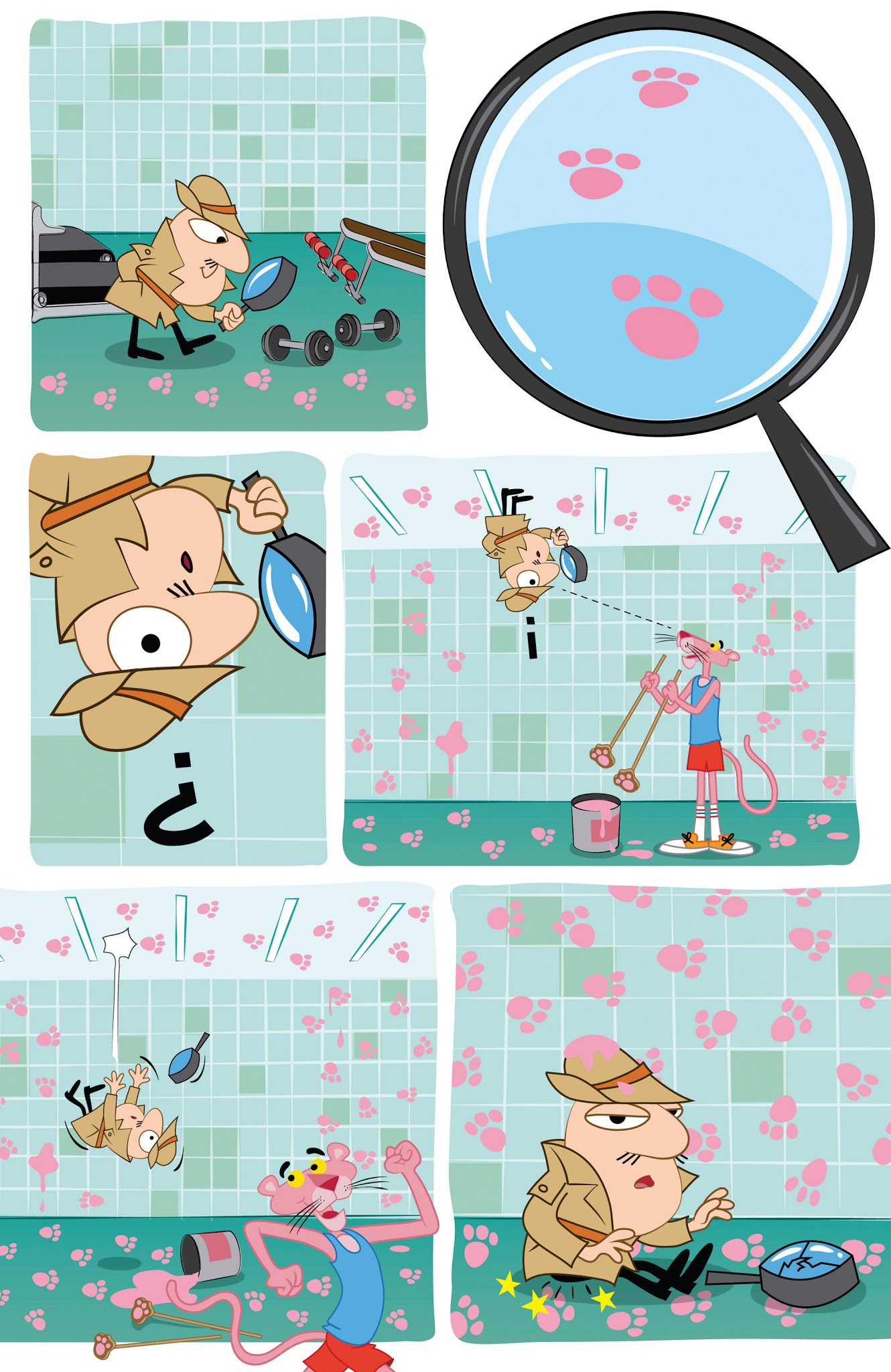 Read online Pink Panther vs. The Inspector comic -  Issue # Full - 7