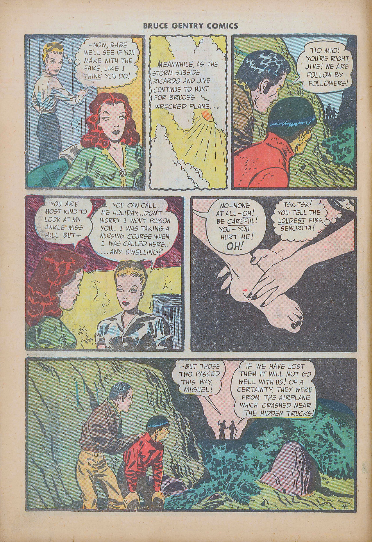 Read online Bruce Gentry comic -  Issue #2 - 14