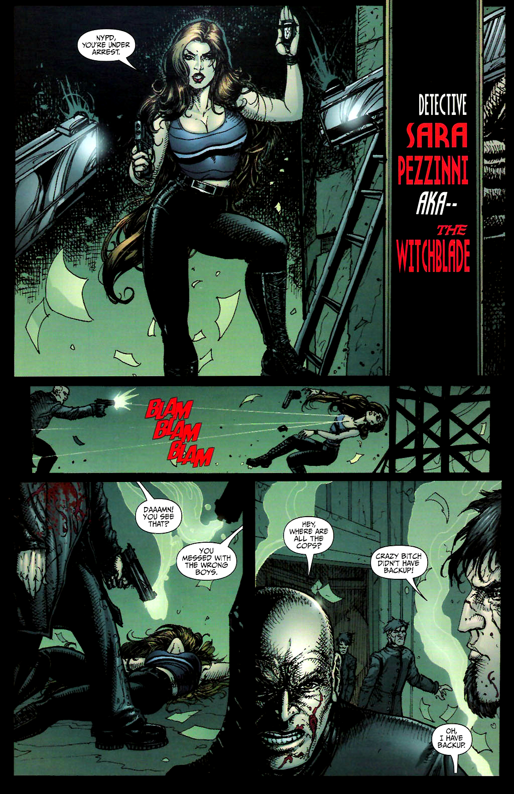 Read online Vampirella/Witchblade: The Feast comic -  Issue # Full - 5