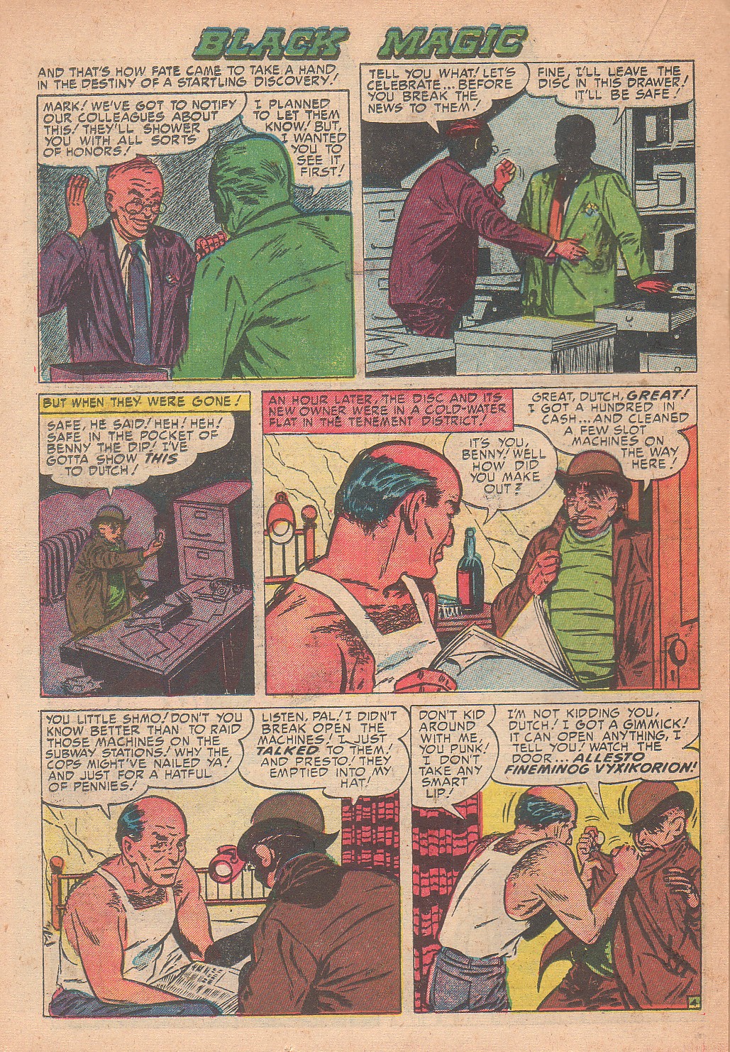 Read online Black Magic (1950) comic -  Issue #12 - 24