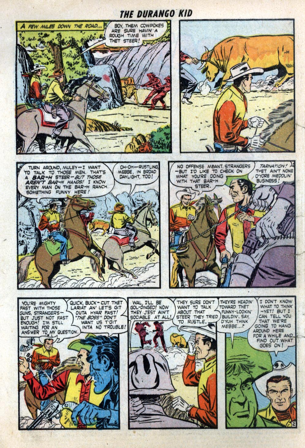 Read online Charles Starrett as The Durango Kid comic -  Issue #7 - 4