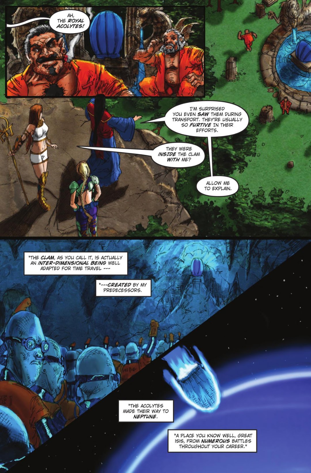 Read online 10th Muse vs. Legend of Isis comic -  Issue #2 - 8