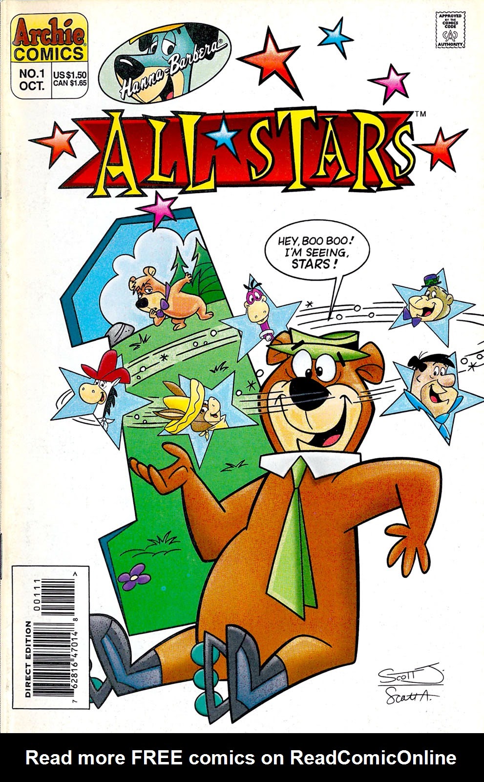 Read online Hanna-Barbera All-Stars comic -  Issue #1 - 1