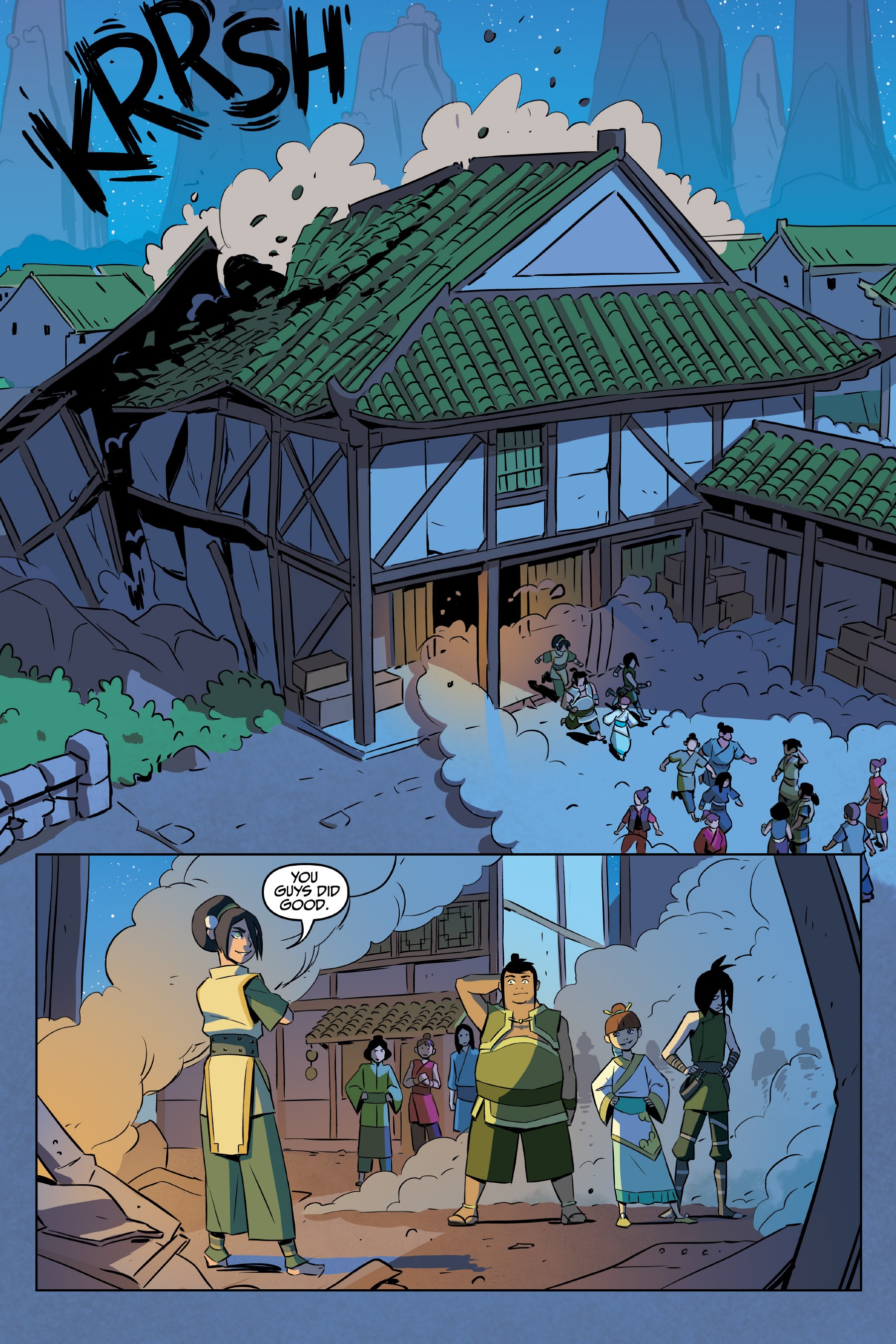 Read online Nickelodeon Avatar: The Last Airbender - Toph Beifong's Metalbending Academy comic -  Issue # TPB - 67