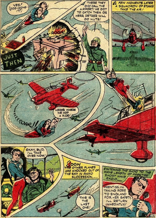 Read online Captain Battle Comics comic -  Issue #5 - 16