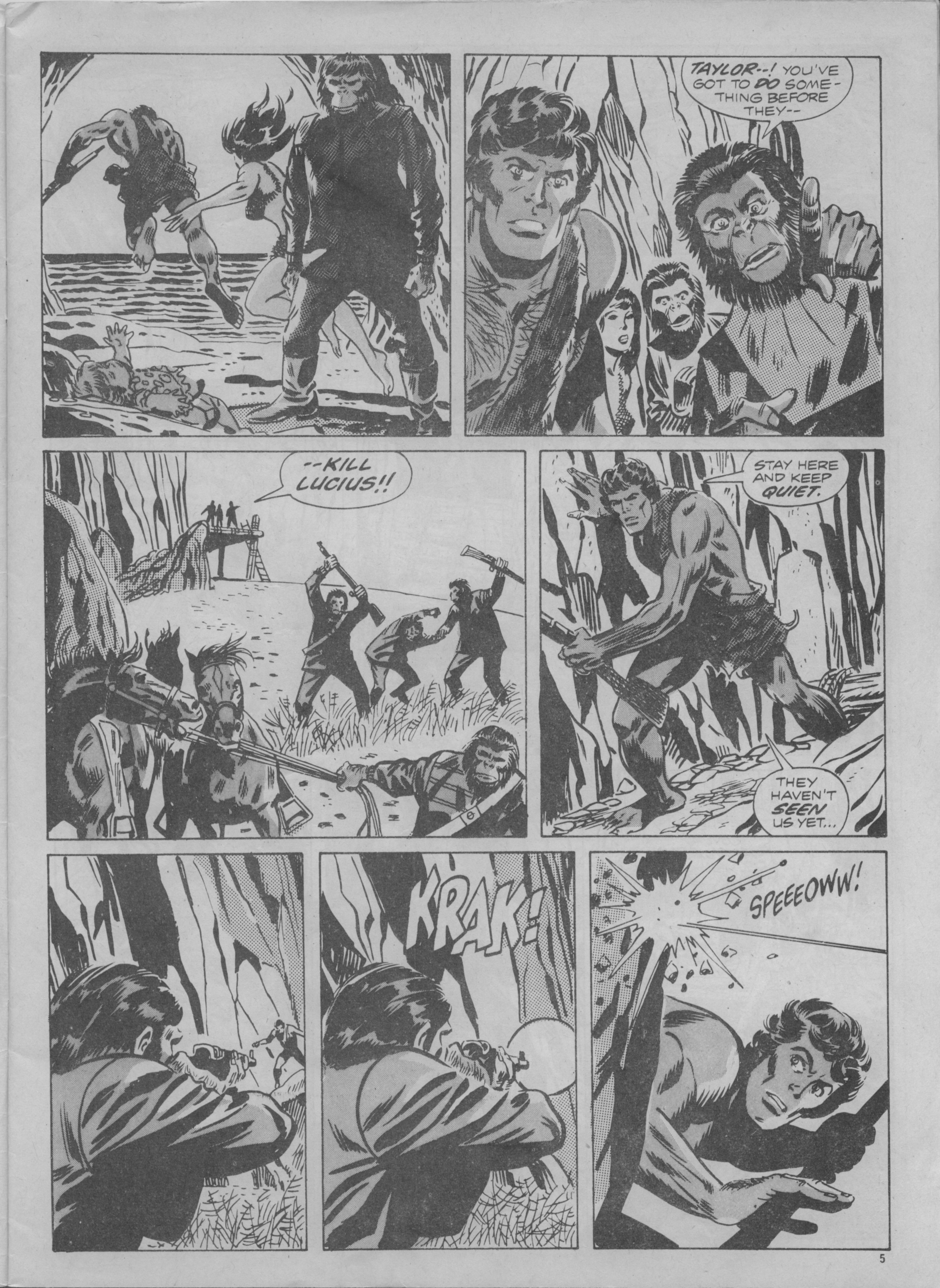 Read online Planet of the Apes (1974) comic -  Issue #10 - 5