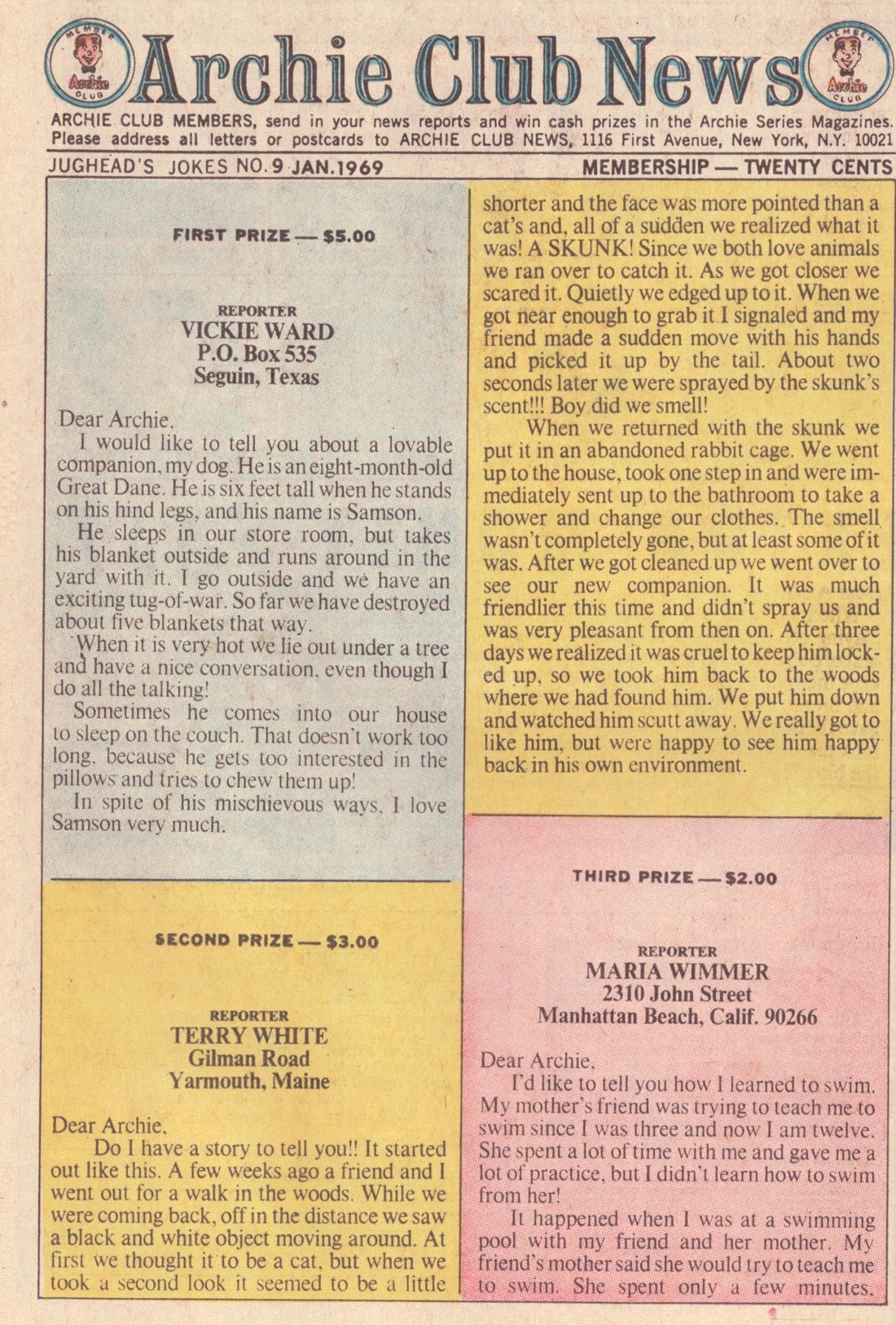 Read online Jughead's Jokes comic -  Issue #9 - 36