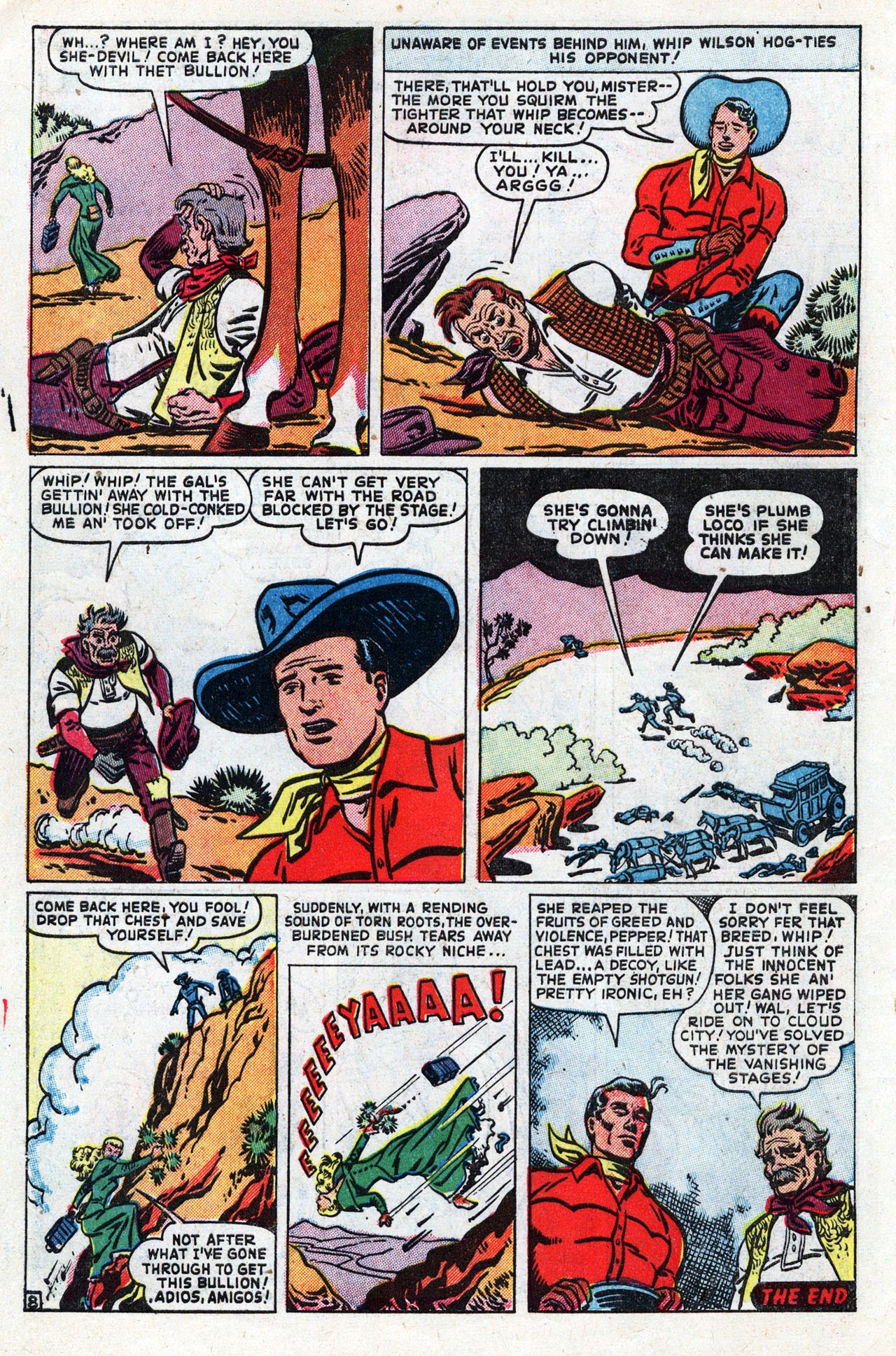 Read online Whip Wilson comic -  Issue #10 - 10