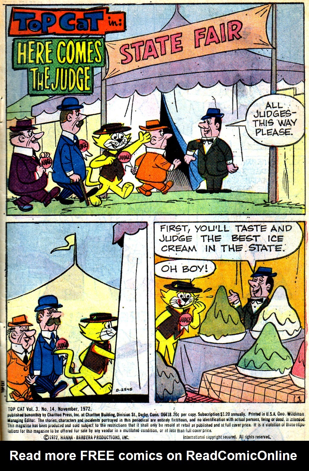 Read online Top Cat (1970) comic -  Issue #14 - 2