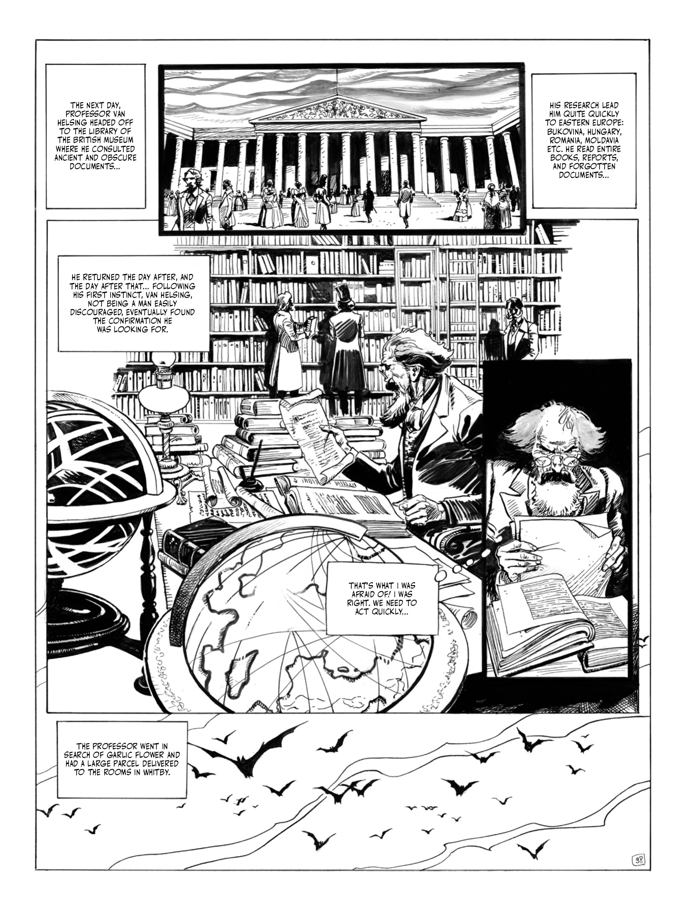 Read online Bram Stoker's Dracula by Georges Bess comic -  Issue # TPB (Part 2) - 2
