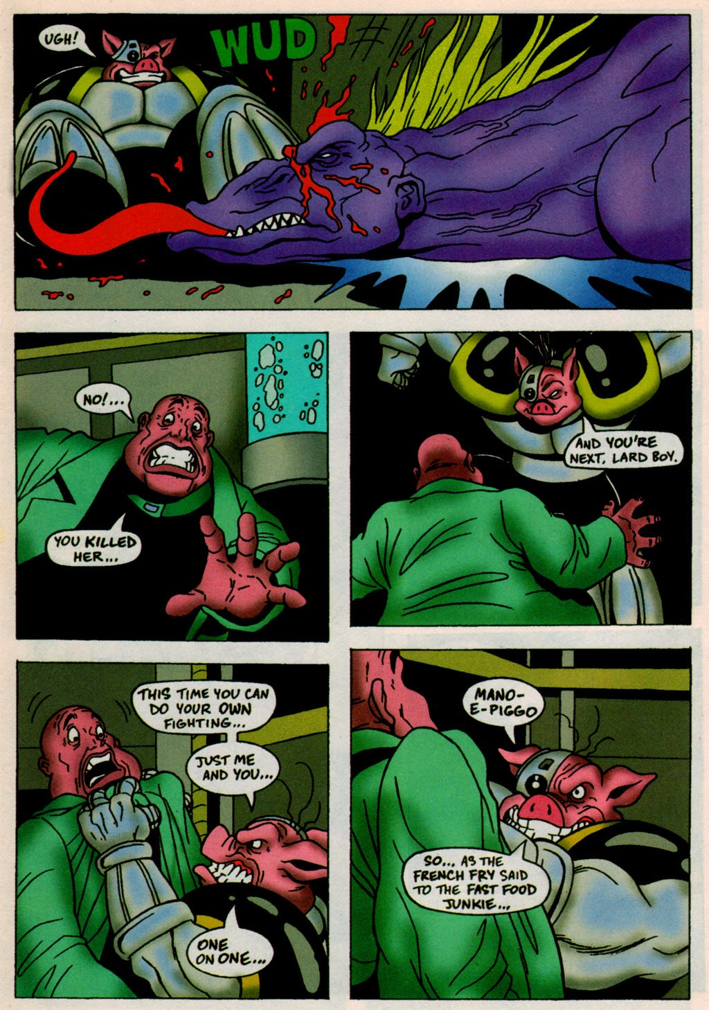 Read online Cyberswine comic -  Issue #1 - 28