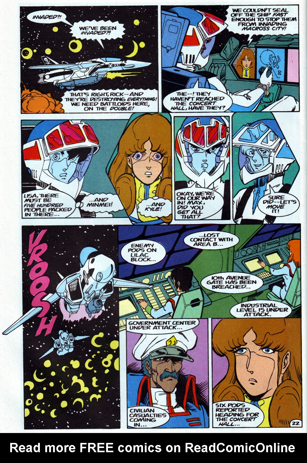 Read online Robotech The Macross Saga comic -  Issue #22 - 23