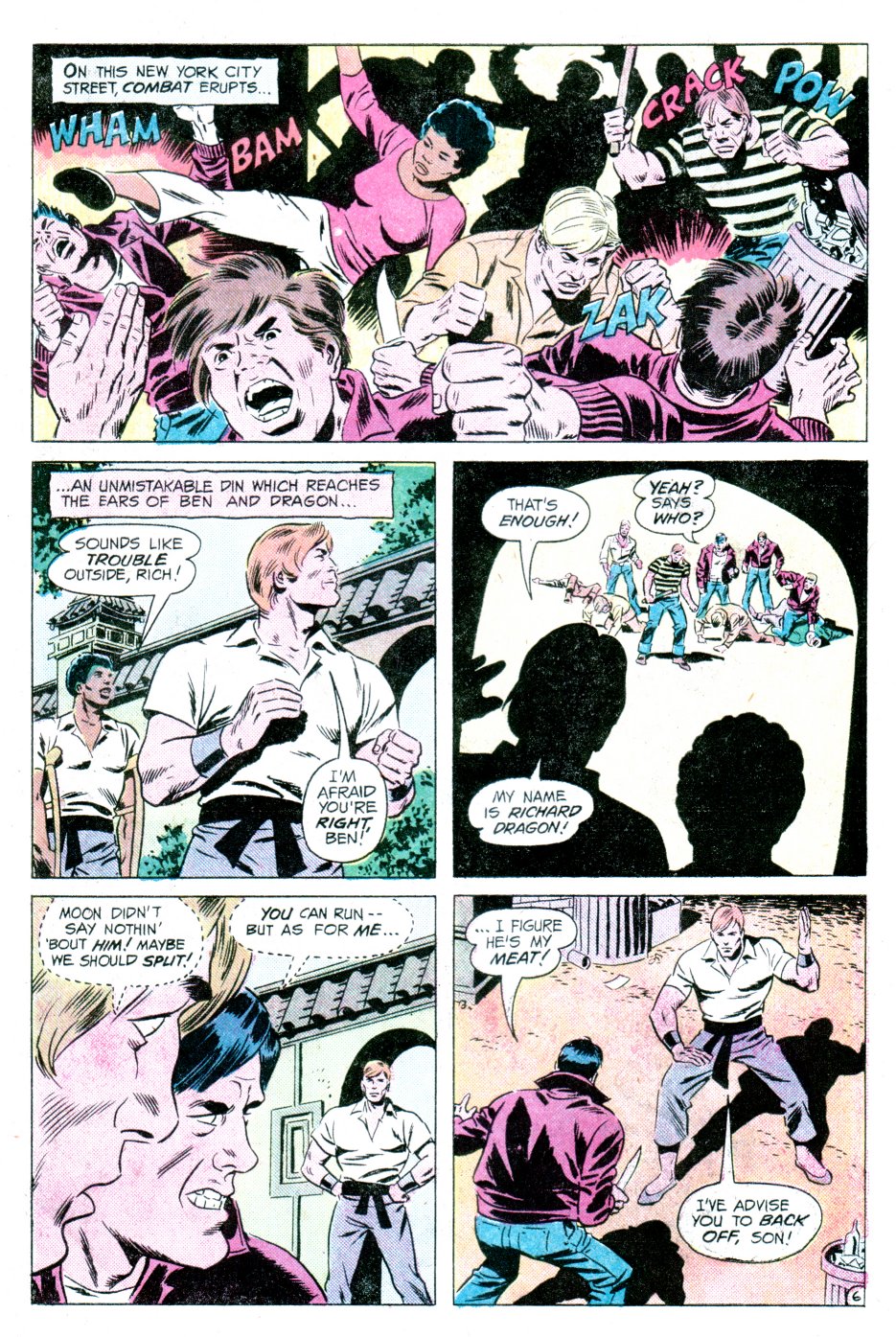 Read online Richard Dragon, Kung-Fu Fighter comic -  Issue #7 - 7