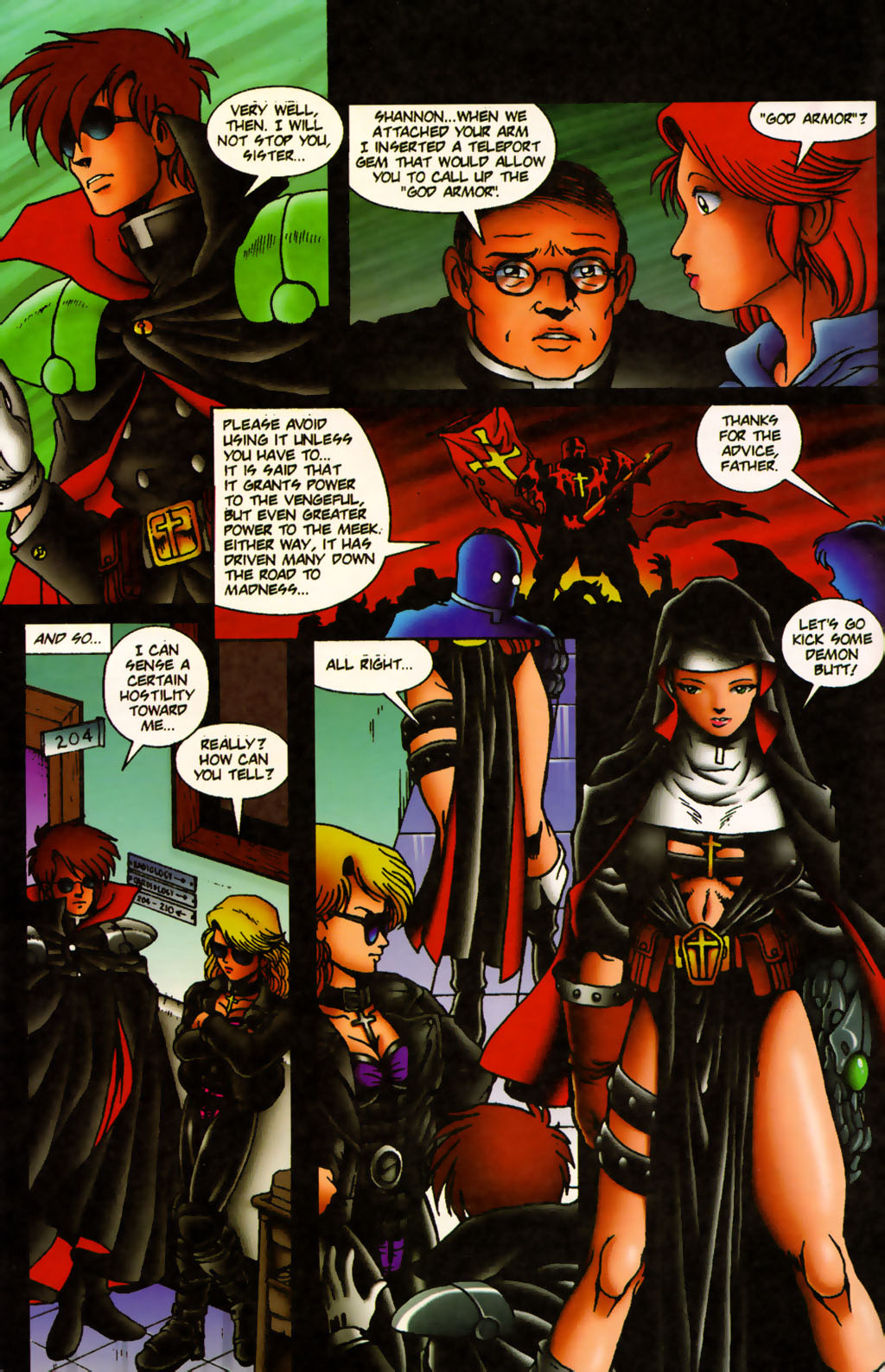 Read online Warrior Nun Areala (1994) comic -  Issue #3 - 9