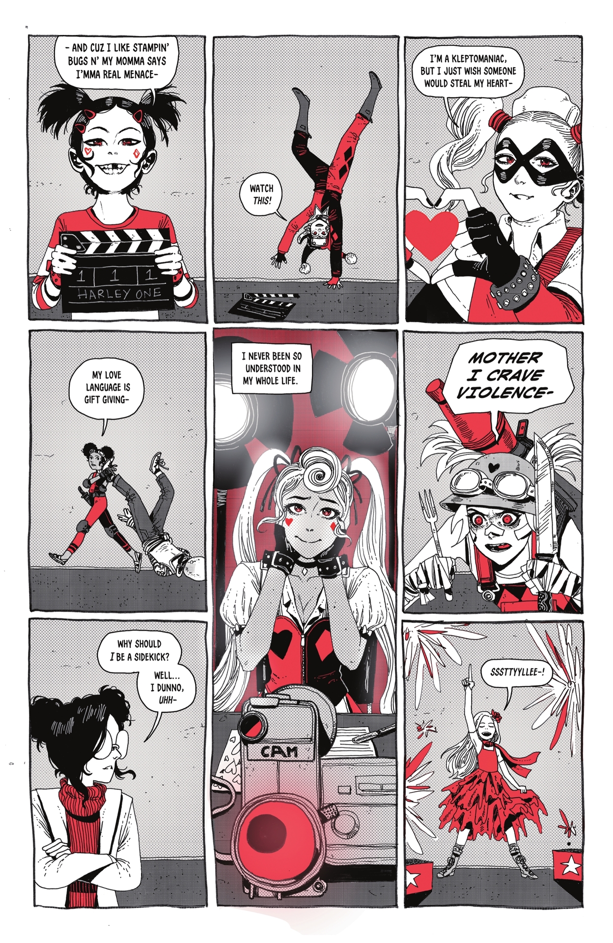 Read online Harley Quinn: Black   White   Redder comic -  Issue #4 - 7