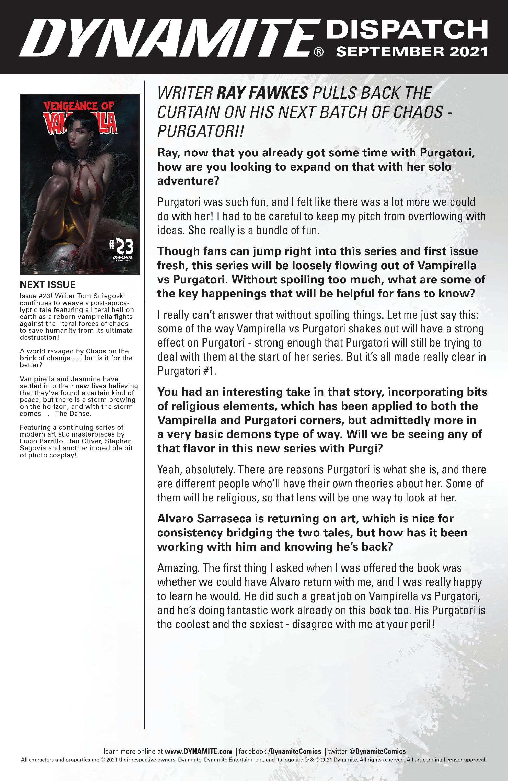 Read online Vengeance of Vampirella (2019) comic -  Issue #22 - 28