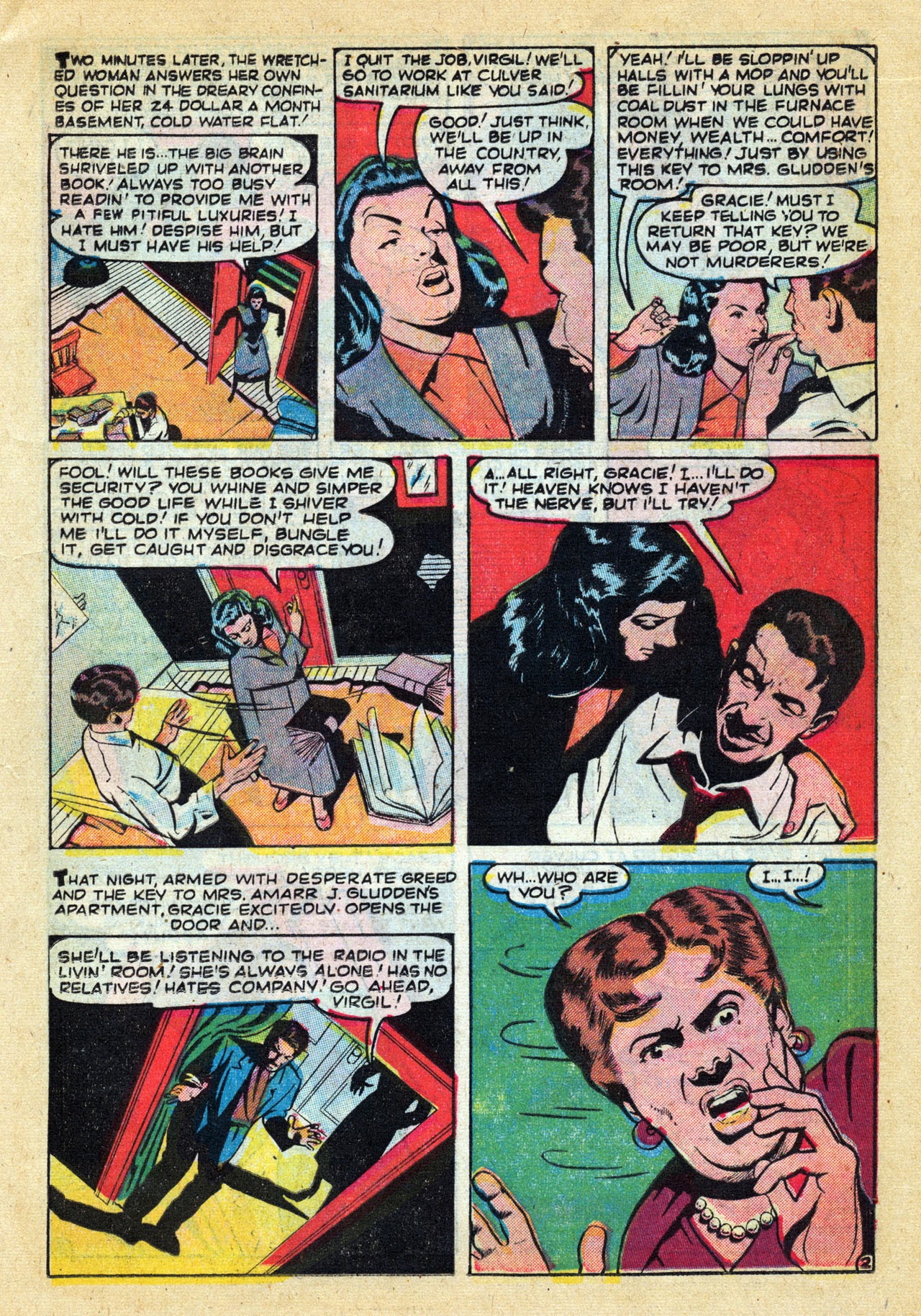 Read online Crime Cases Comics (1951) comic -  Issue #6 - 13