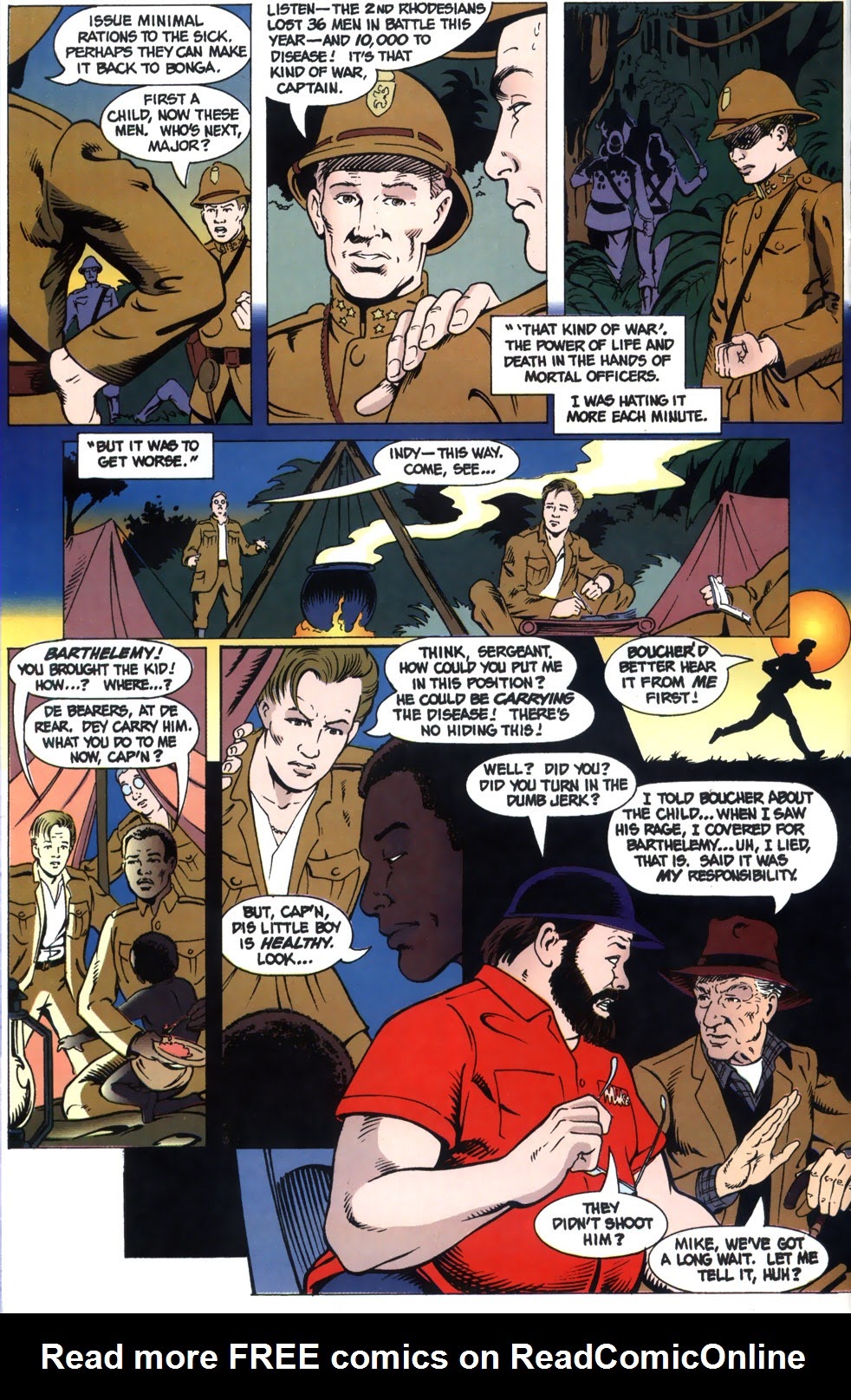 Read online Young Indiana Jones Chronicles comic -  Issue #7 - 16