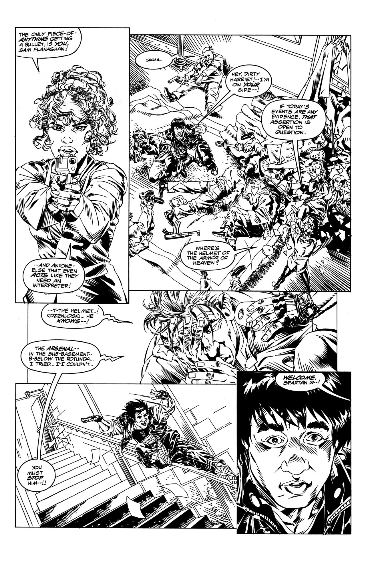 Read online Jackie Chan's Spartan X: Hell Bent Hero For Hire comic -  Issue #2 - 23
