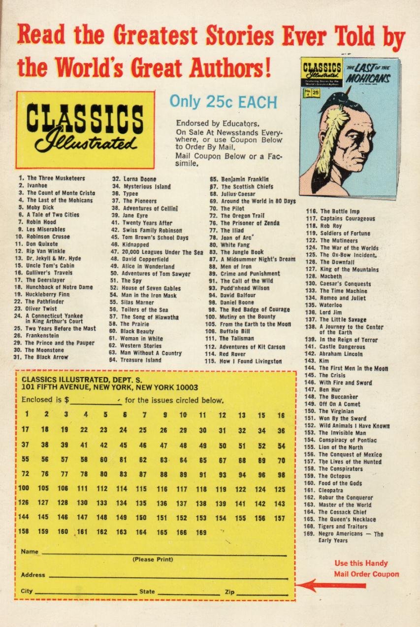 Read online Classics Illustrated comic -  Issue #38 - 52