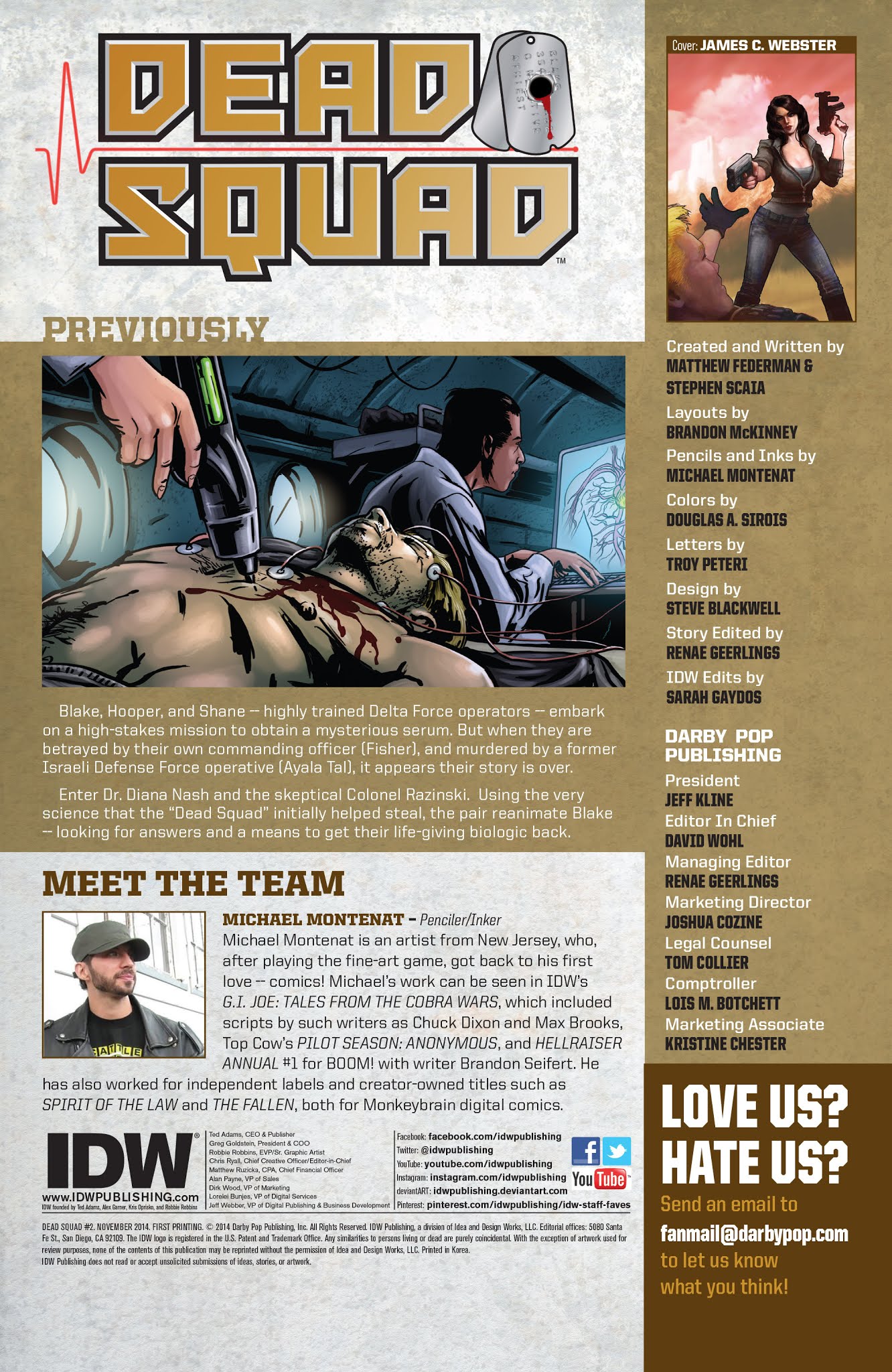 Read online Dead Squad comic -  Issue #2 - 2