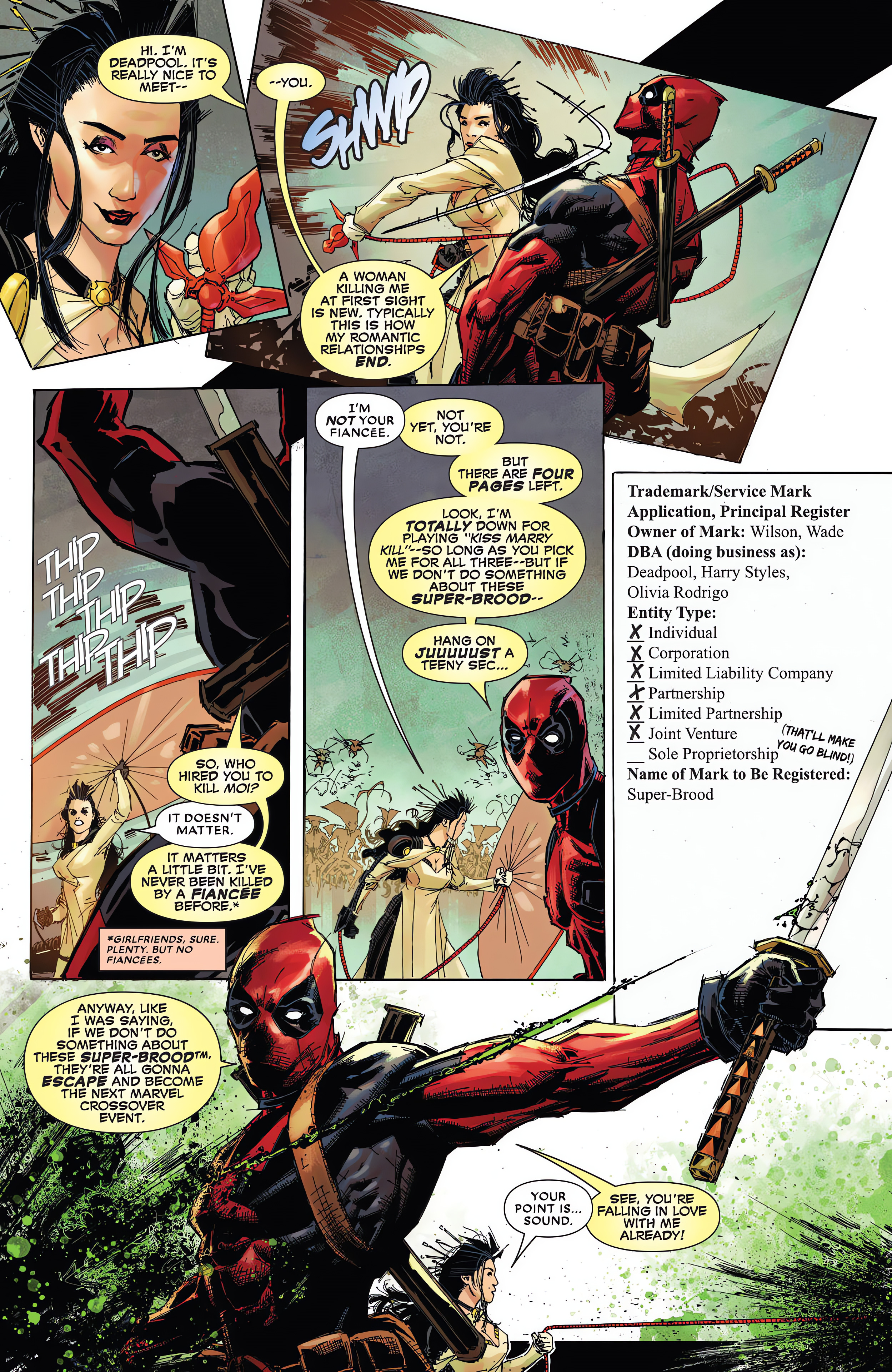 Read online Deadpool: Seven Slaughters comic -  Issue # TPB - 66
