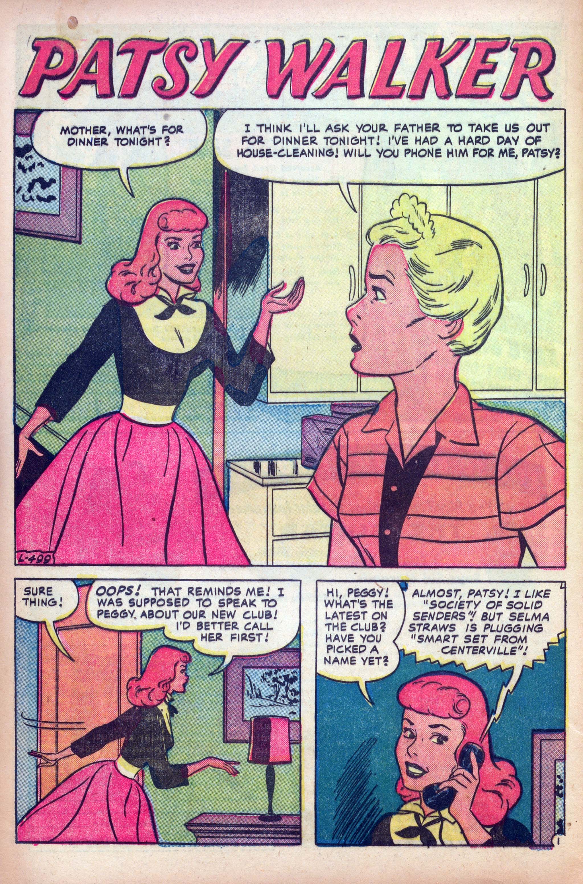 Read online Patsy and her Pals comic -  Issue #27 - 28