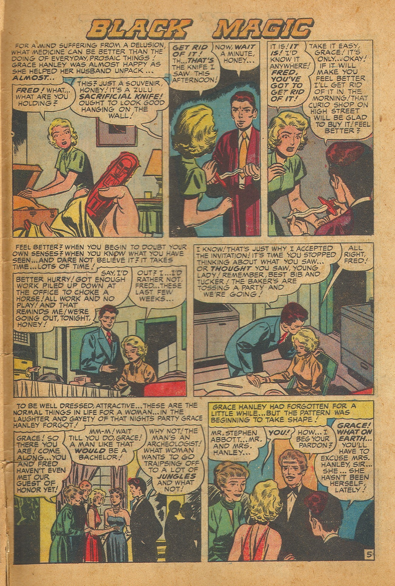 Read online Black Magic (1950) comic -  Issue #2 - 45