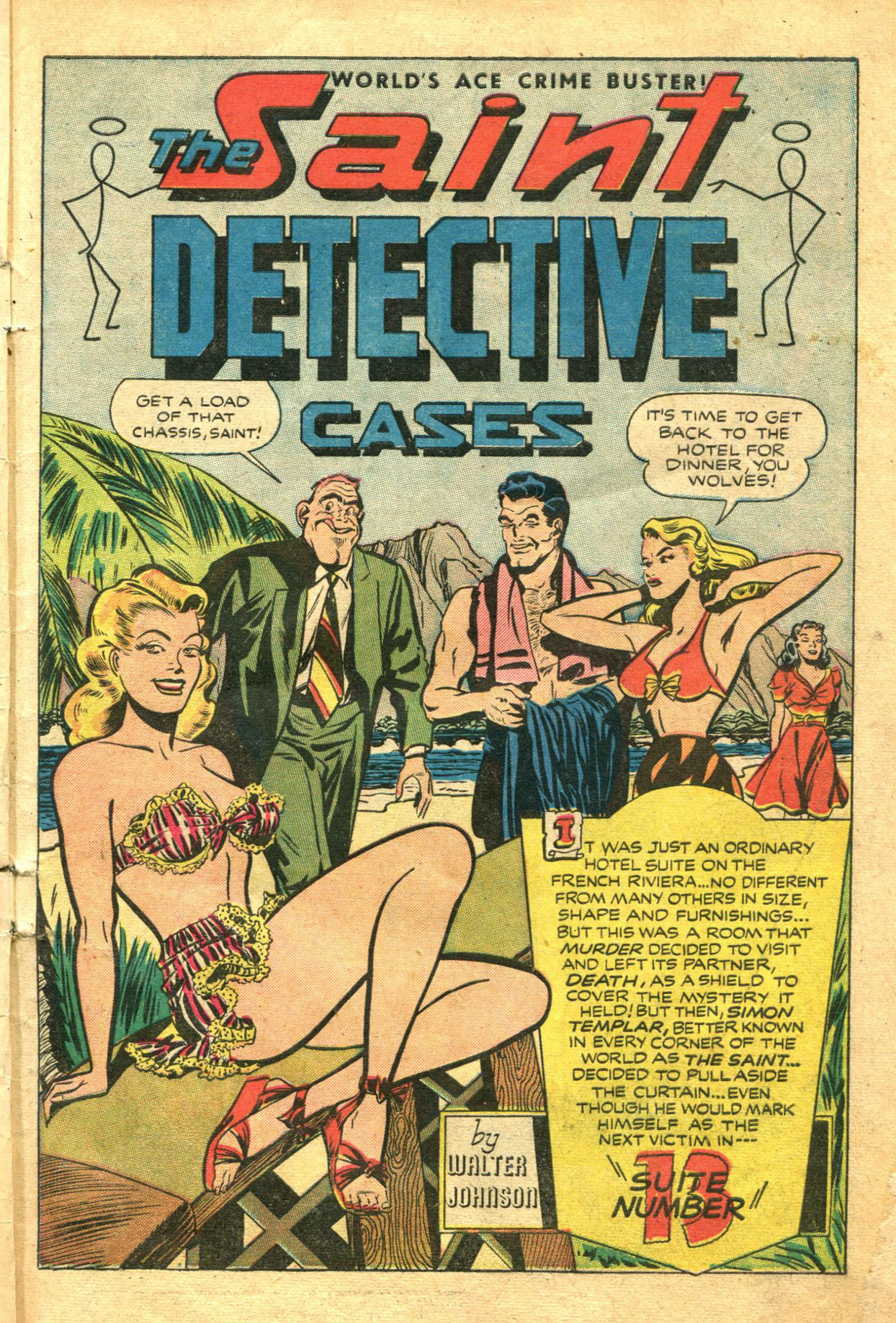 Read online The Saint (1947) comic -  Issue #7 - 3