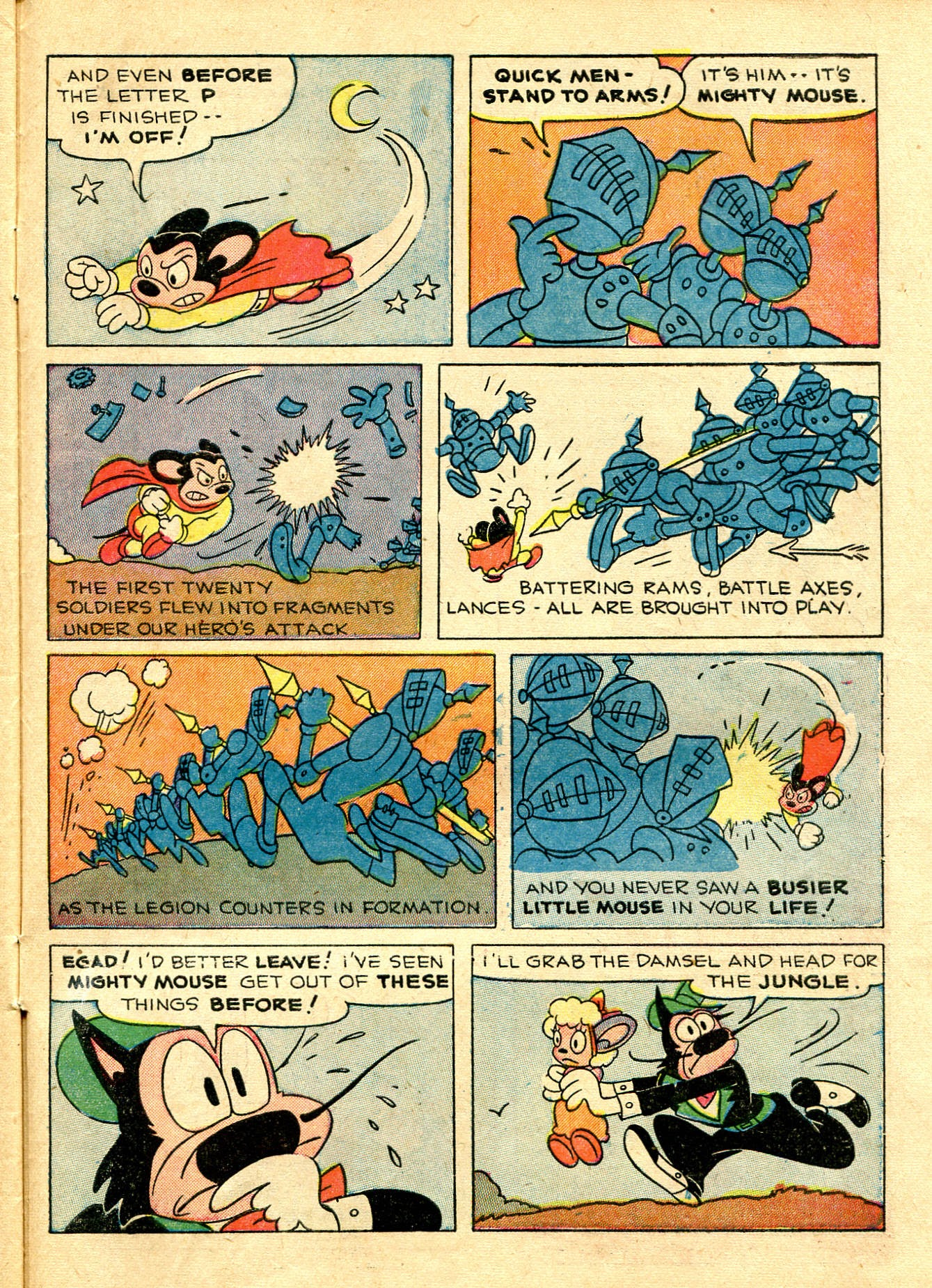 Read online Paul Terry's Mighty Mouse Comics comic -  Issue #32 - 31