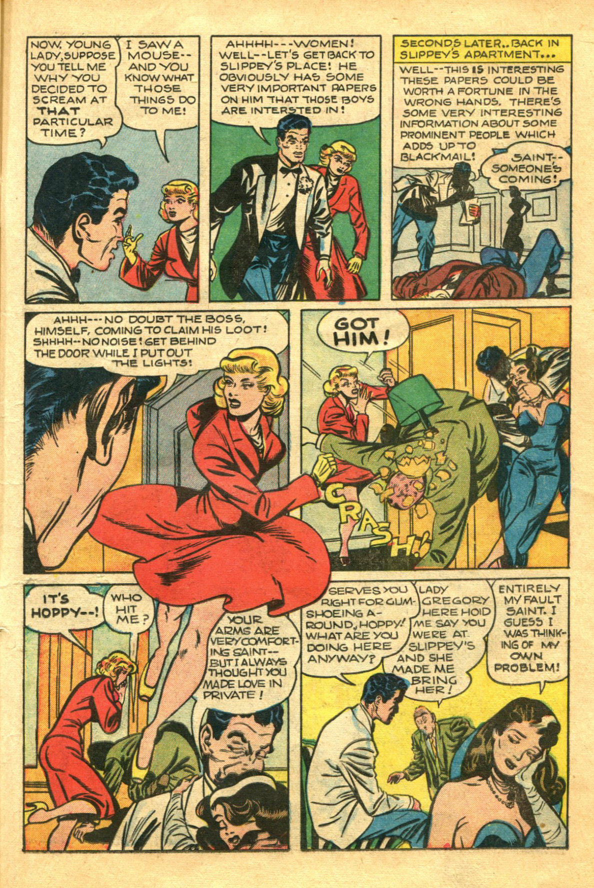 Read online The Saint (1947) comic -  Issue #7 - 15