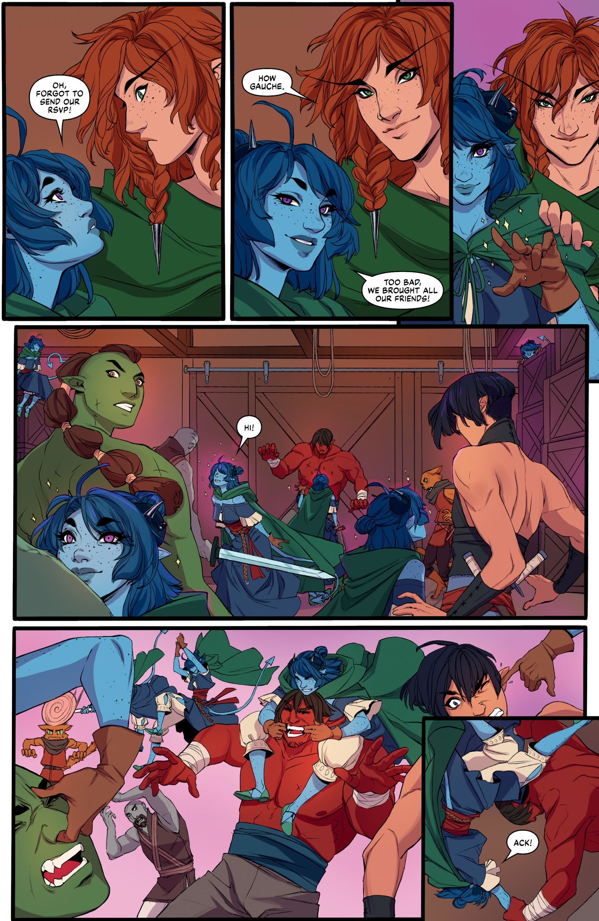 Read online Critical Role: The Mighty Nein Origins–Jester Lavorre comic -  Issue # Full - 33