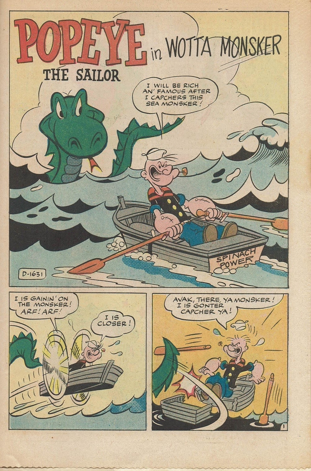 Read online Popeye (1948) comic -  Issue #109 - 31