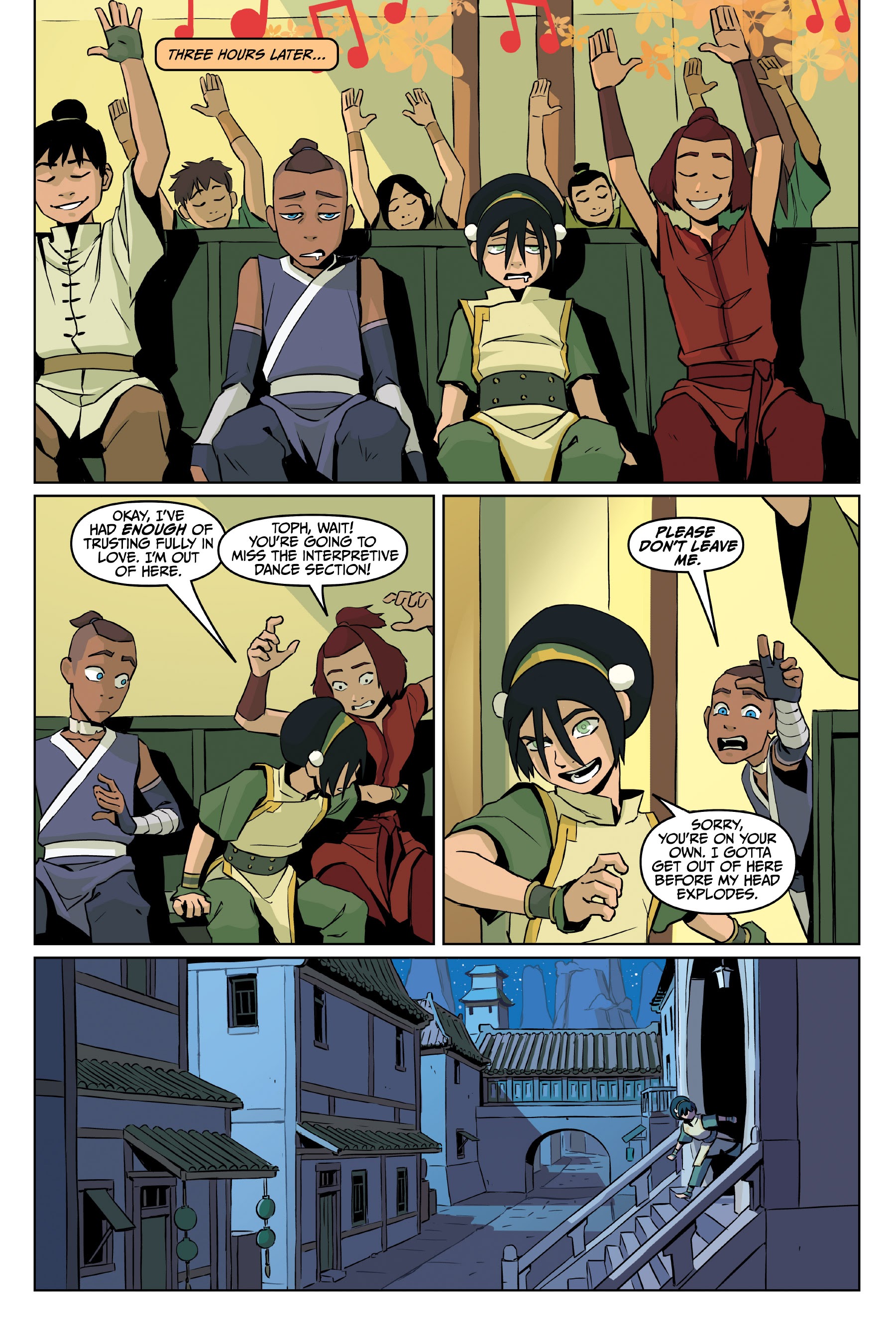 Read online Nickelodeon Avatar: The Last Airbender - Toph Beifong's Metalbending Academy comic -  Issue # TPB - 16