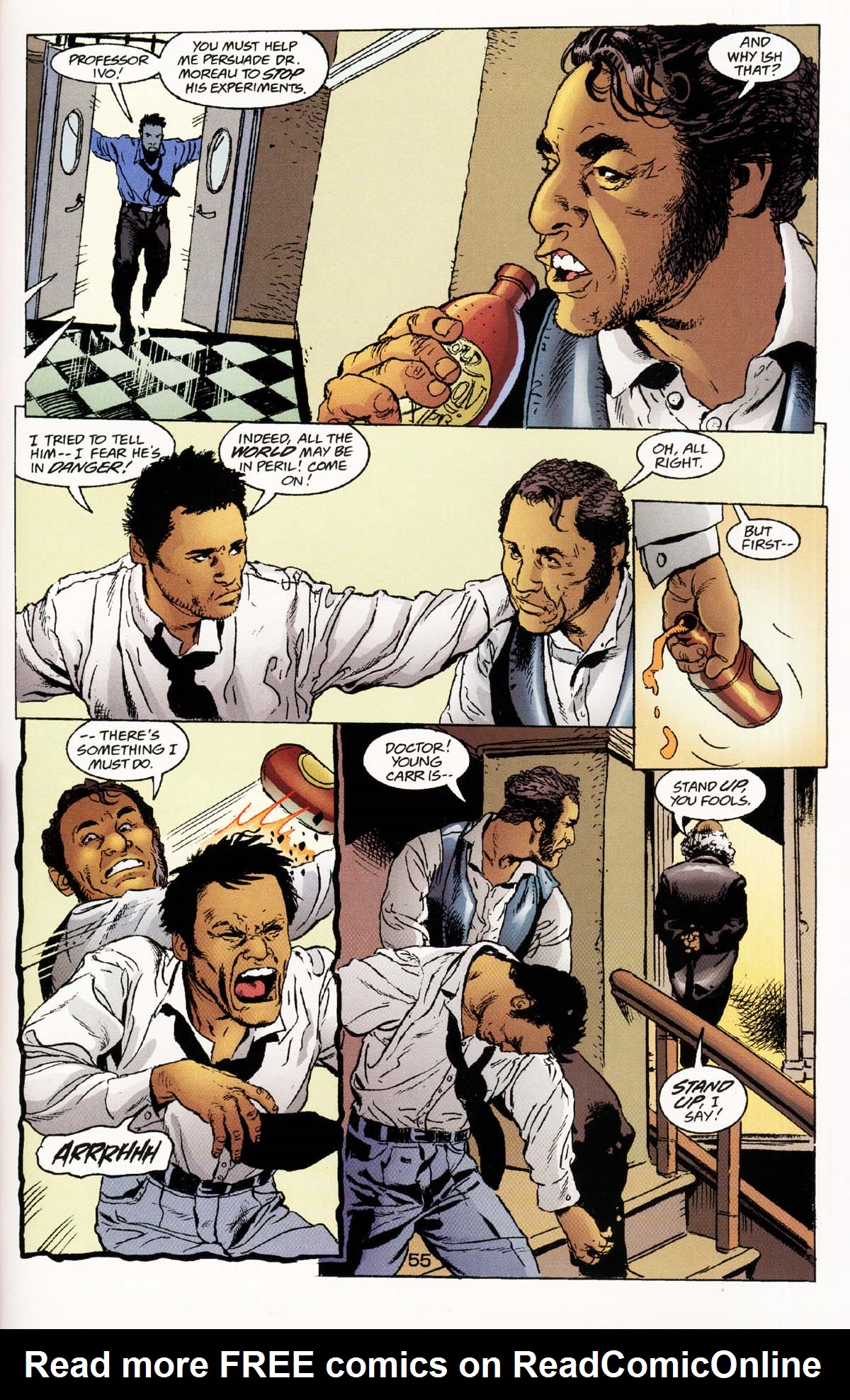 Read online JLA: The Island of Doctor Moreau comic -  Issue # Full - 57