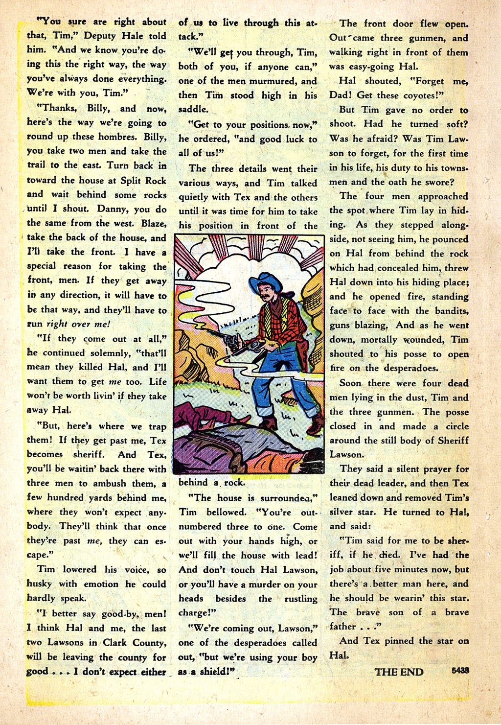 Read online Western Thrillers (1954) comic -  Issue #1 - 22
