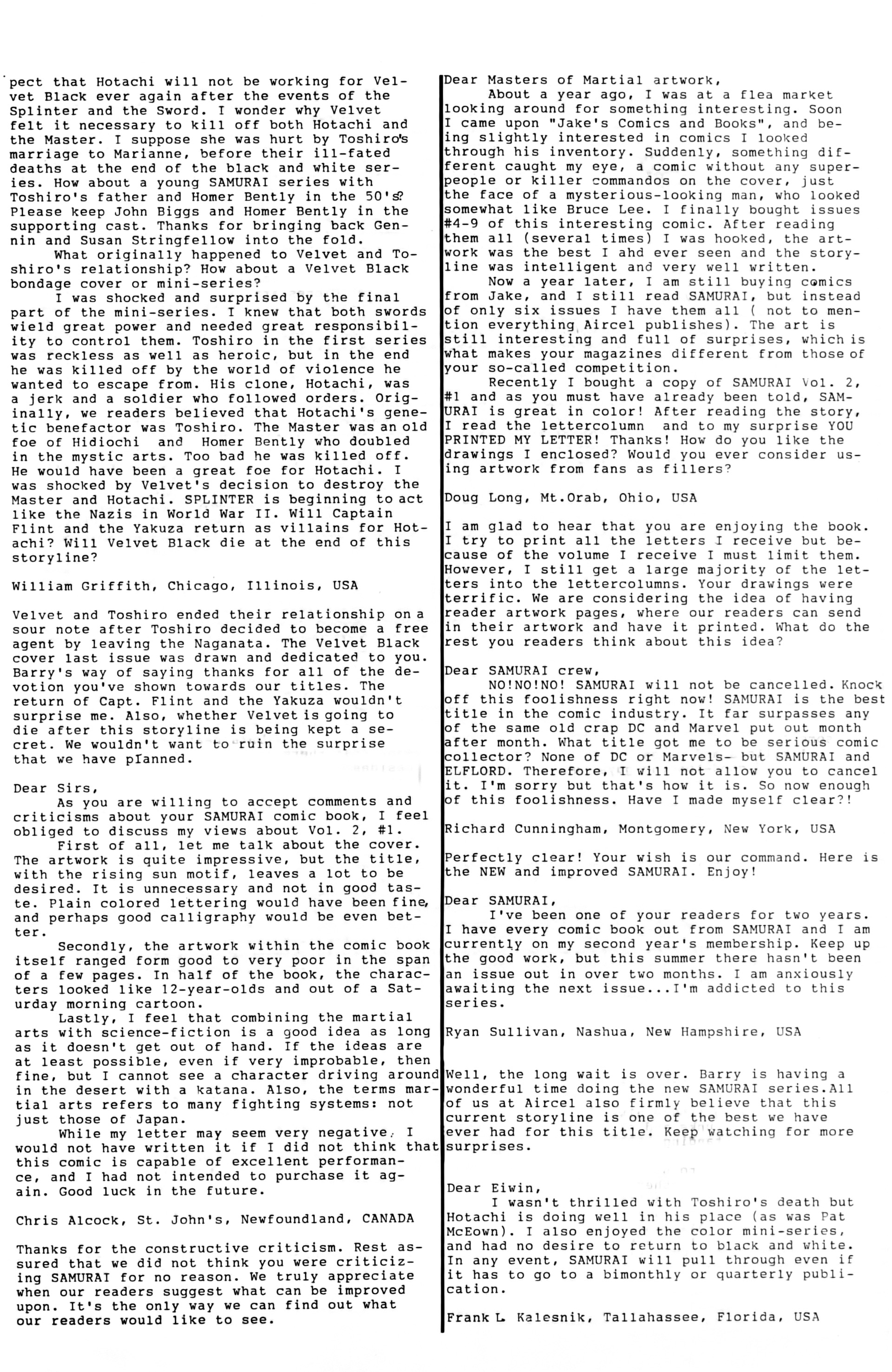 Read online Samurai (1988) comic -  Issue #3 - 31