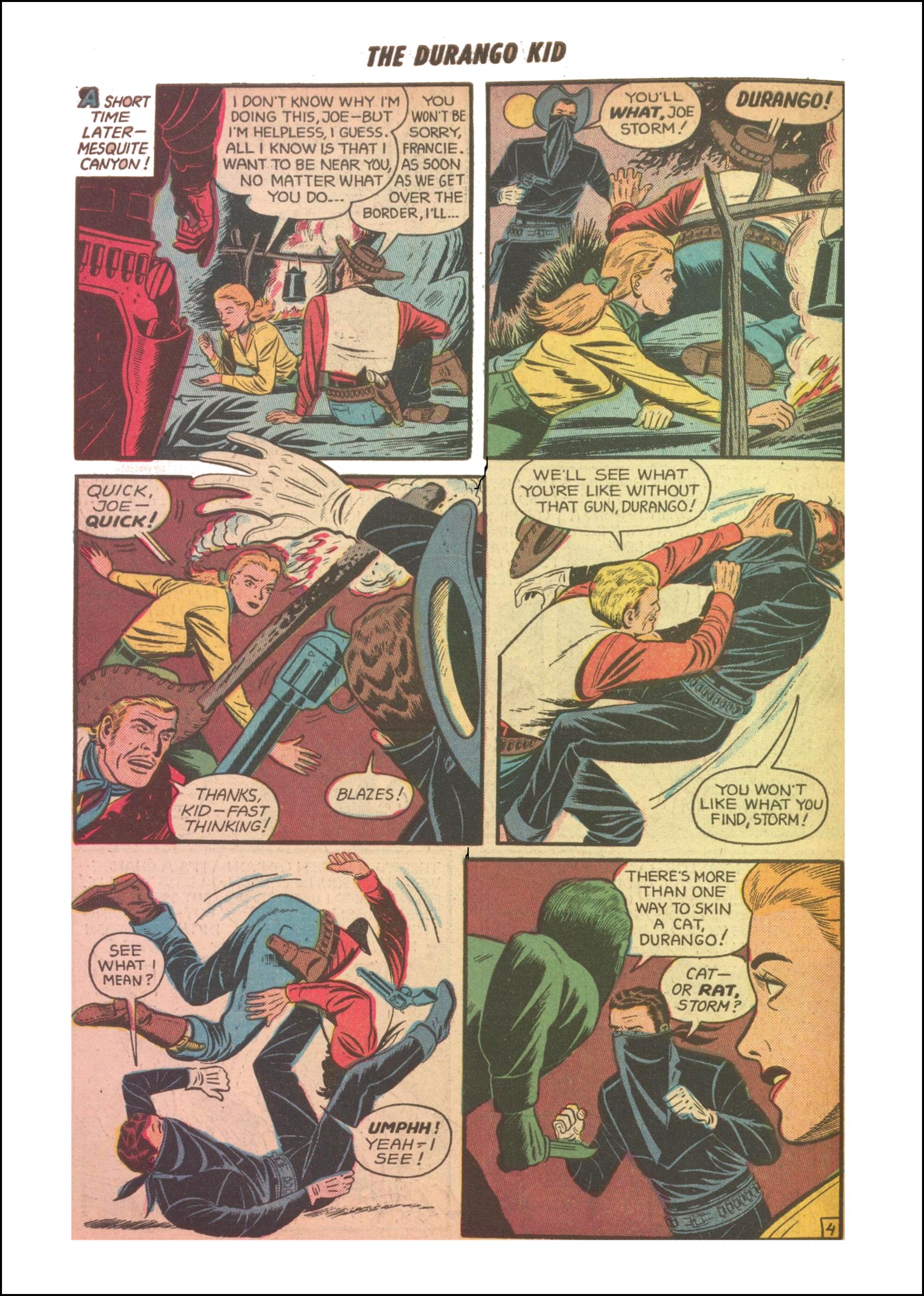 Read online Charles Starrett as The Durango Kid comic -  Issue #28 - 30