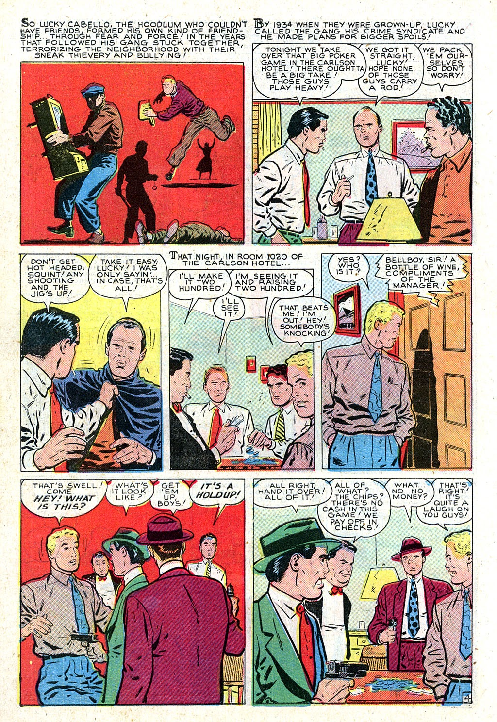 Read online Crime Cases Comics (1951) comic -  Issue #5 - 6