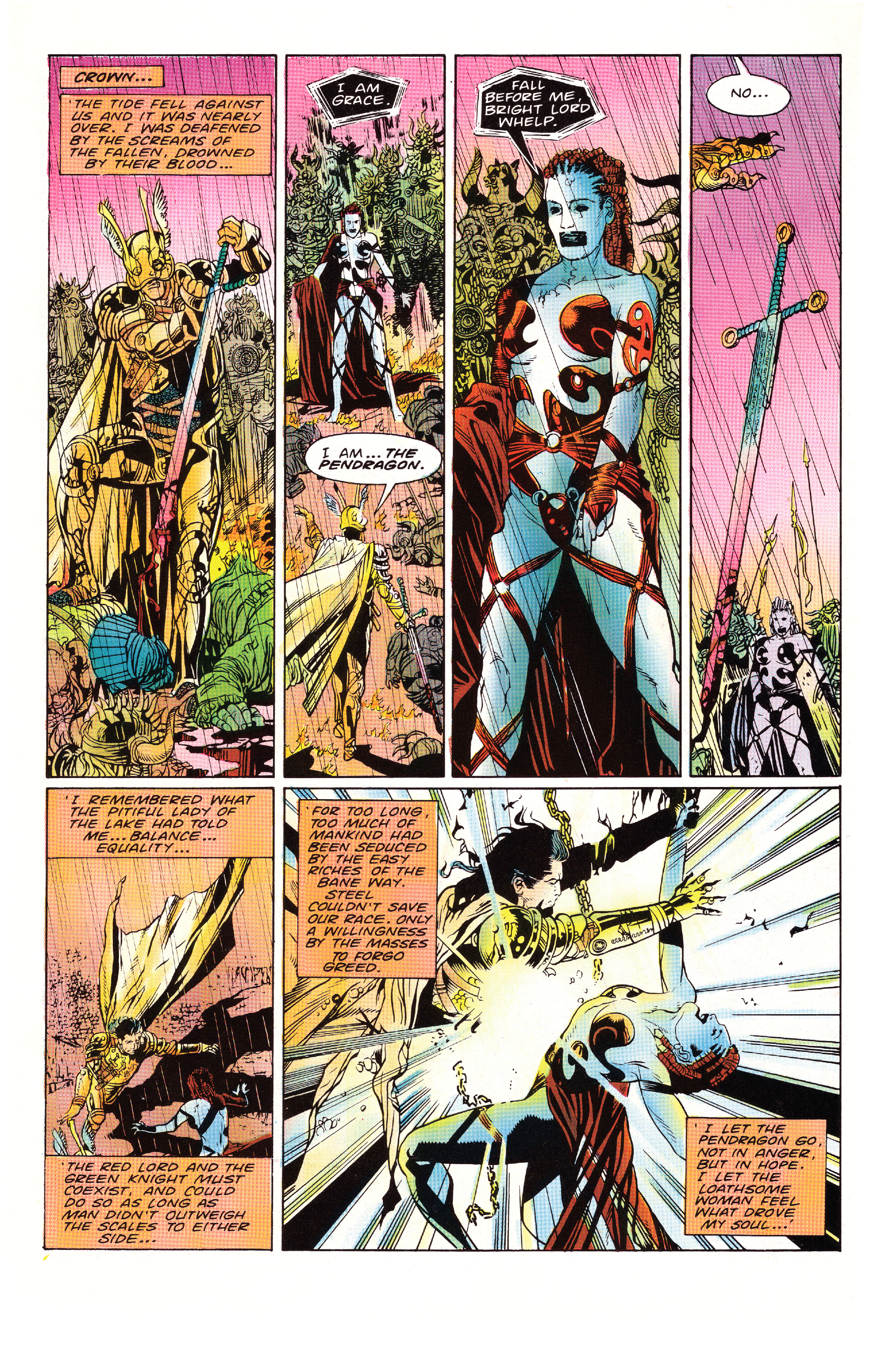 Read online Knights of Pendragon Omnibus comic -  Issue # TPB (Part 5) - 16