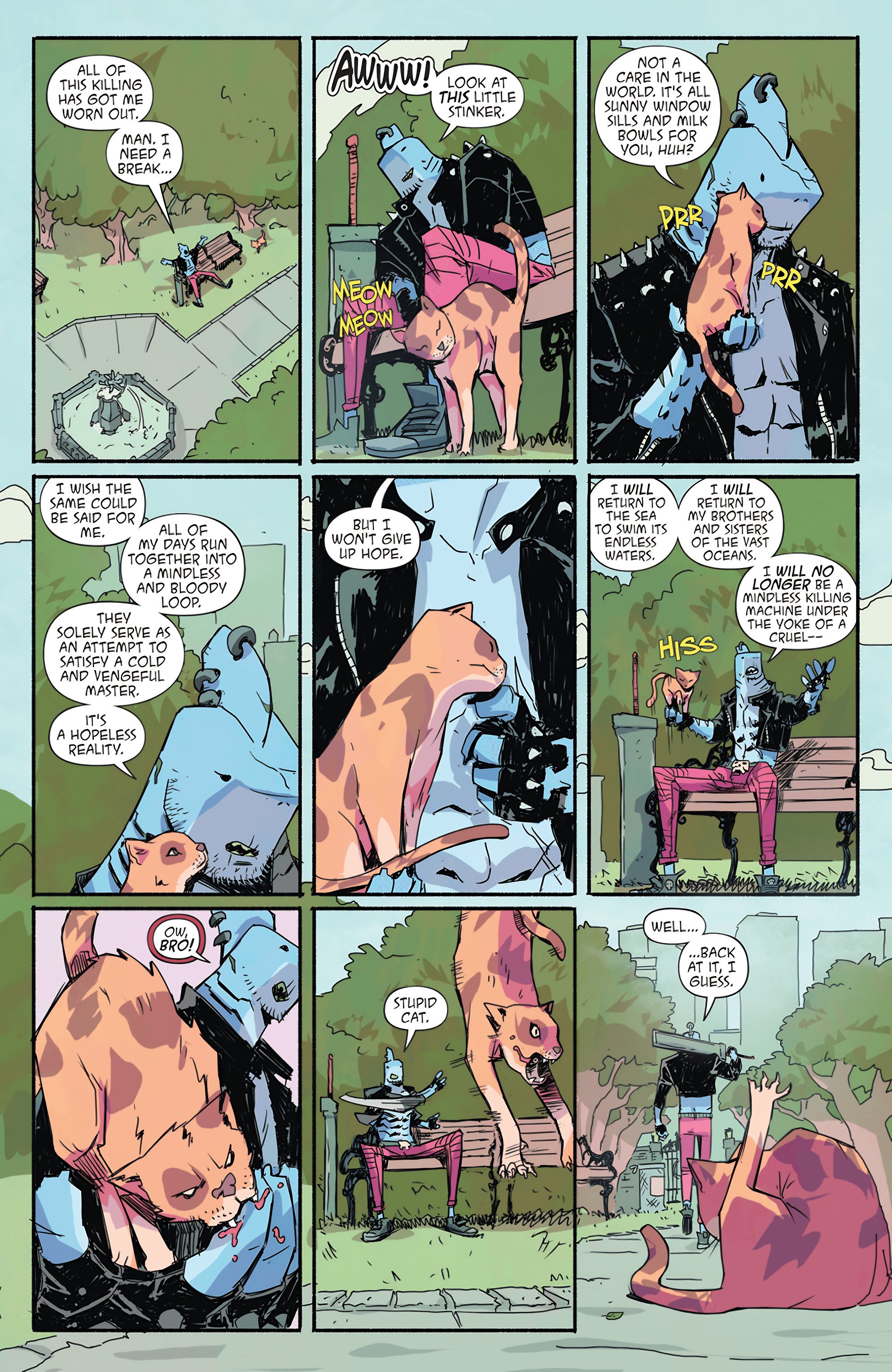 Read online Metalshark Bro: What the Fin? comic -  Issue # TPB - 14