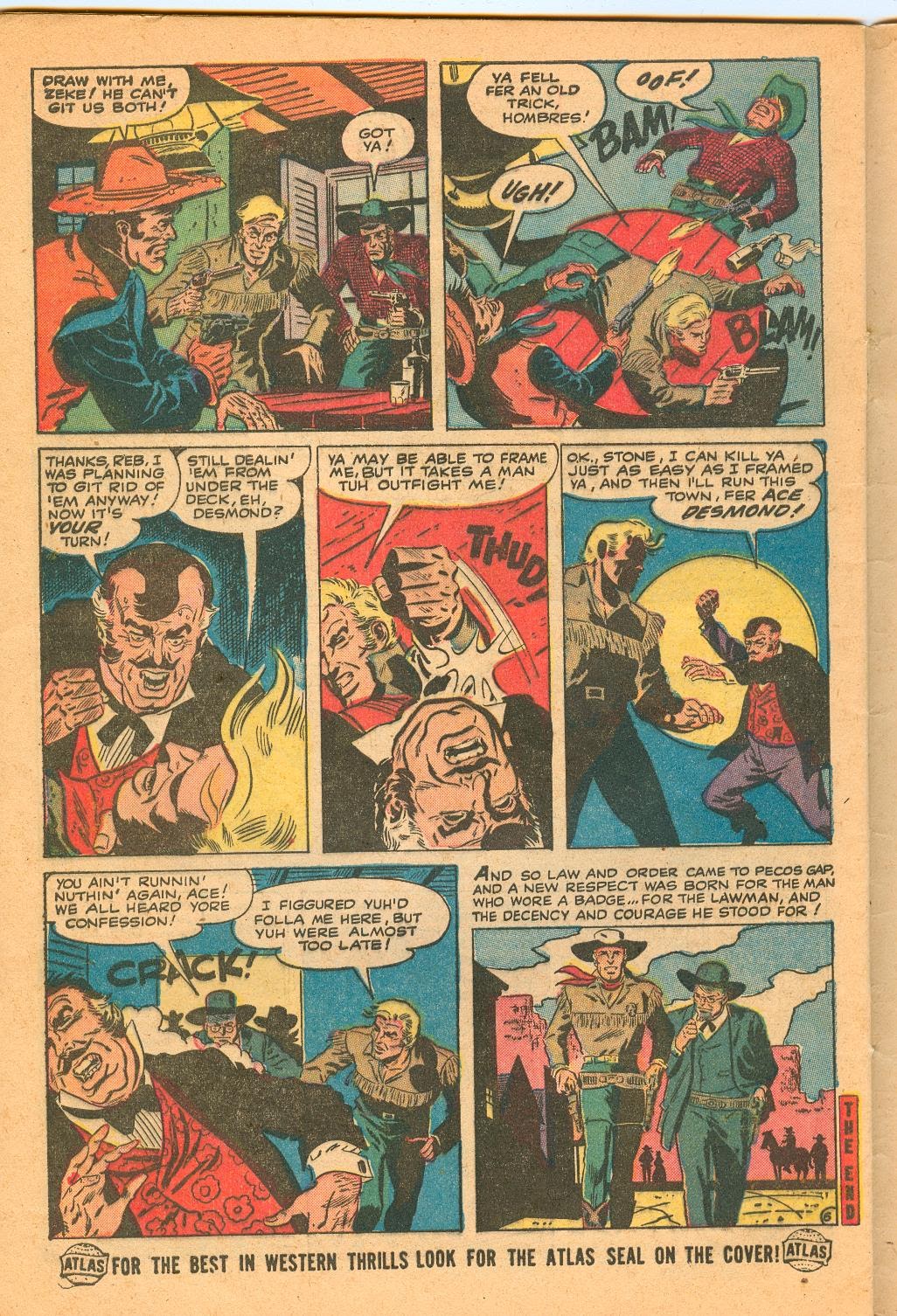 Read online Outlaw Fighters comic -  Issue #5 - 32