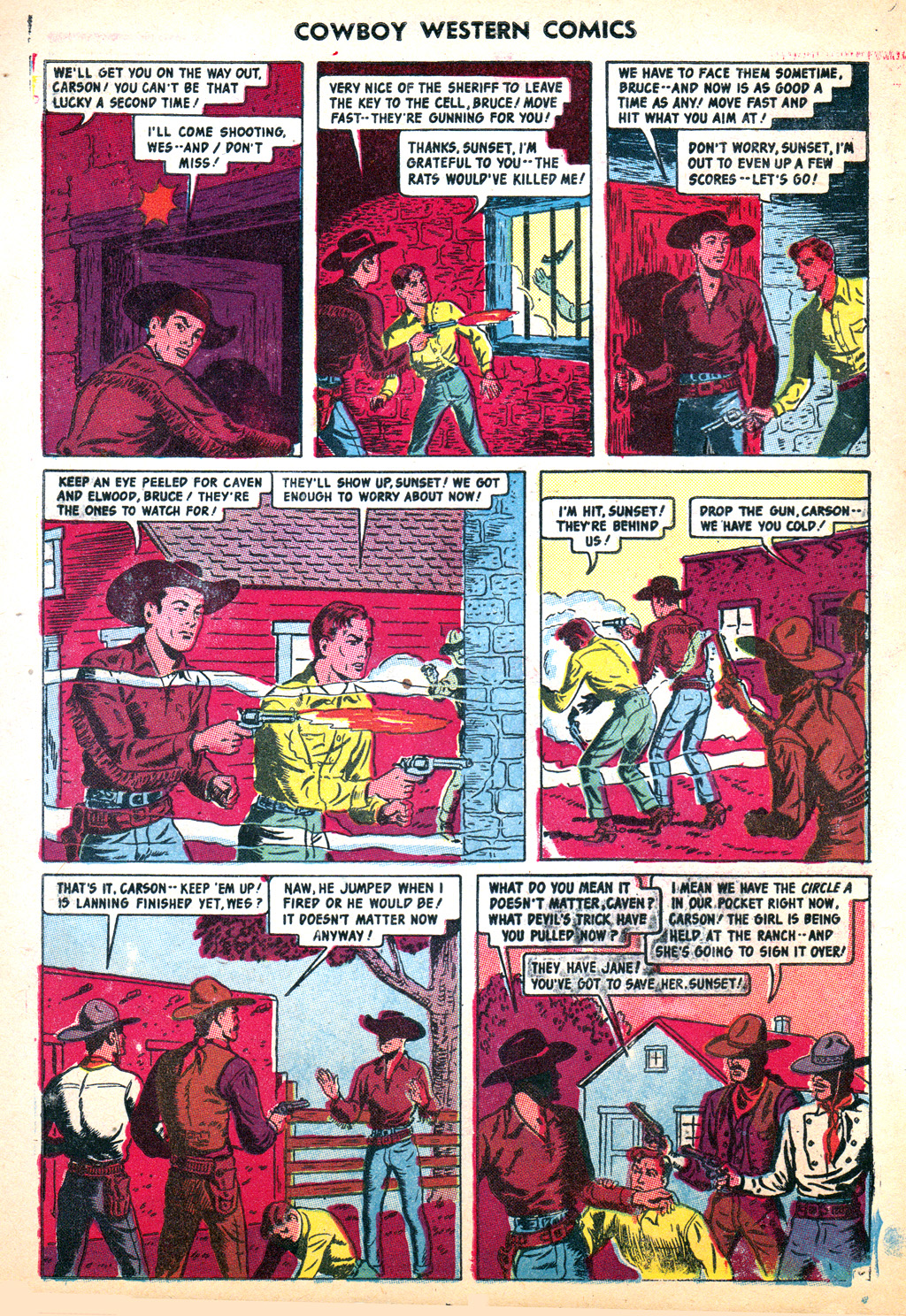 Read online Cowboy Western Comics (1948) comic -  Issue #29 - 8