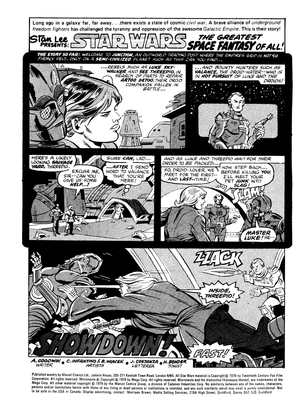 Read online Star Wars Weekly comic -  Issue #63 - 2