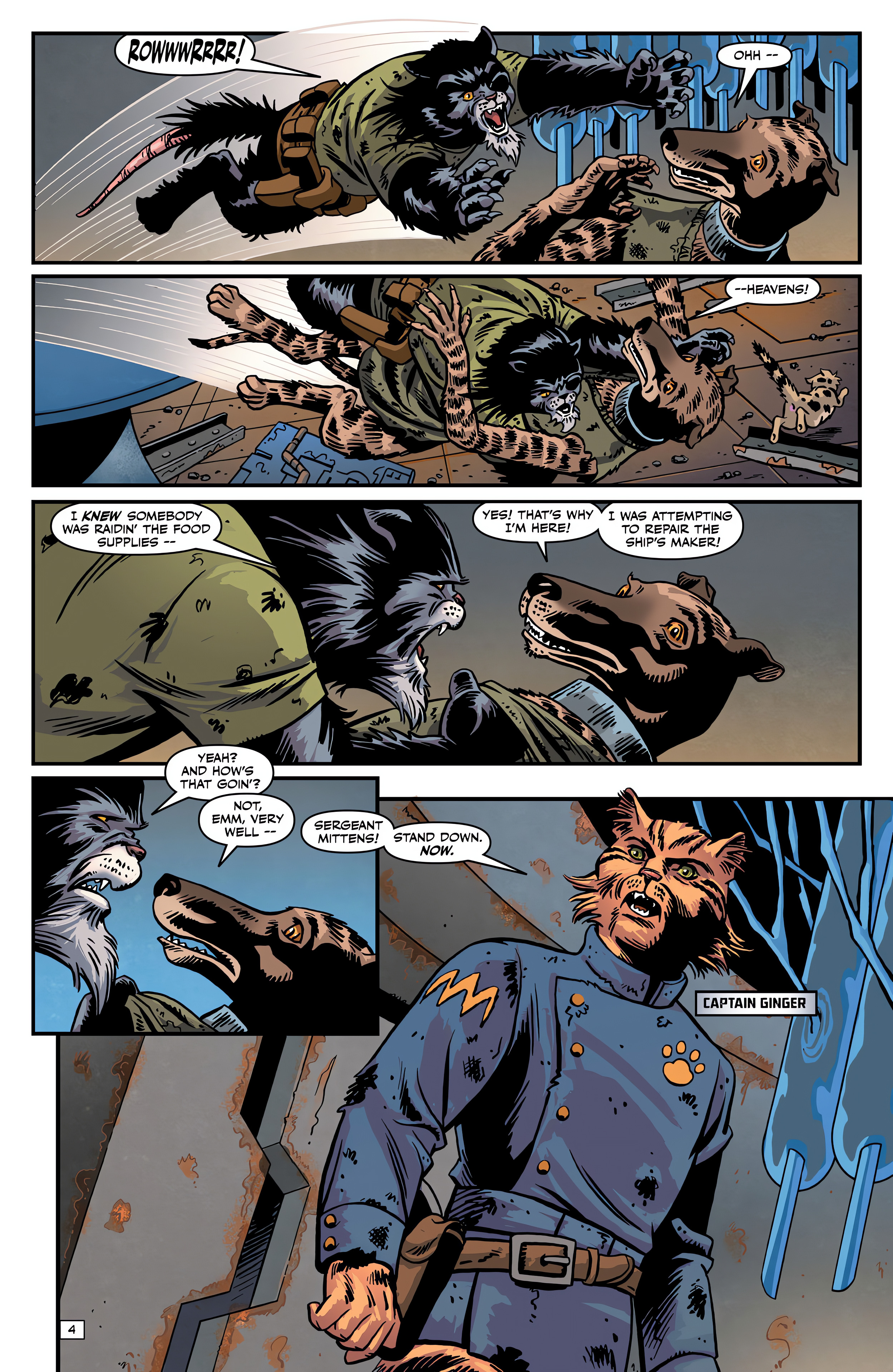 Read online Captain Ginger: The Last Feeder comic -  Issue #1 - 6